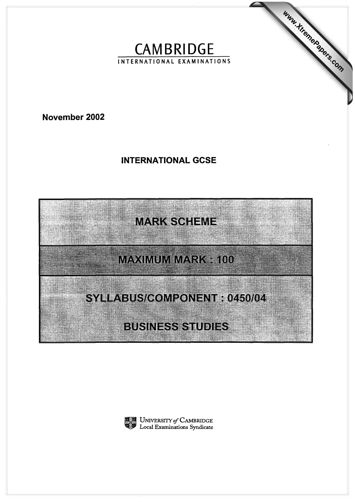 Mark scheme, page 1 of 4