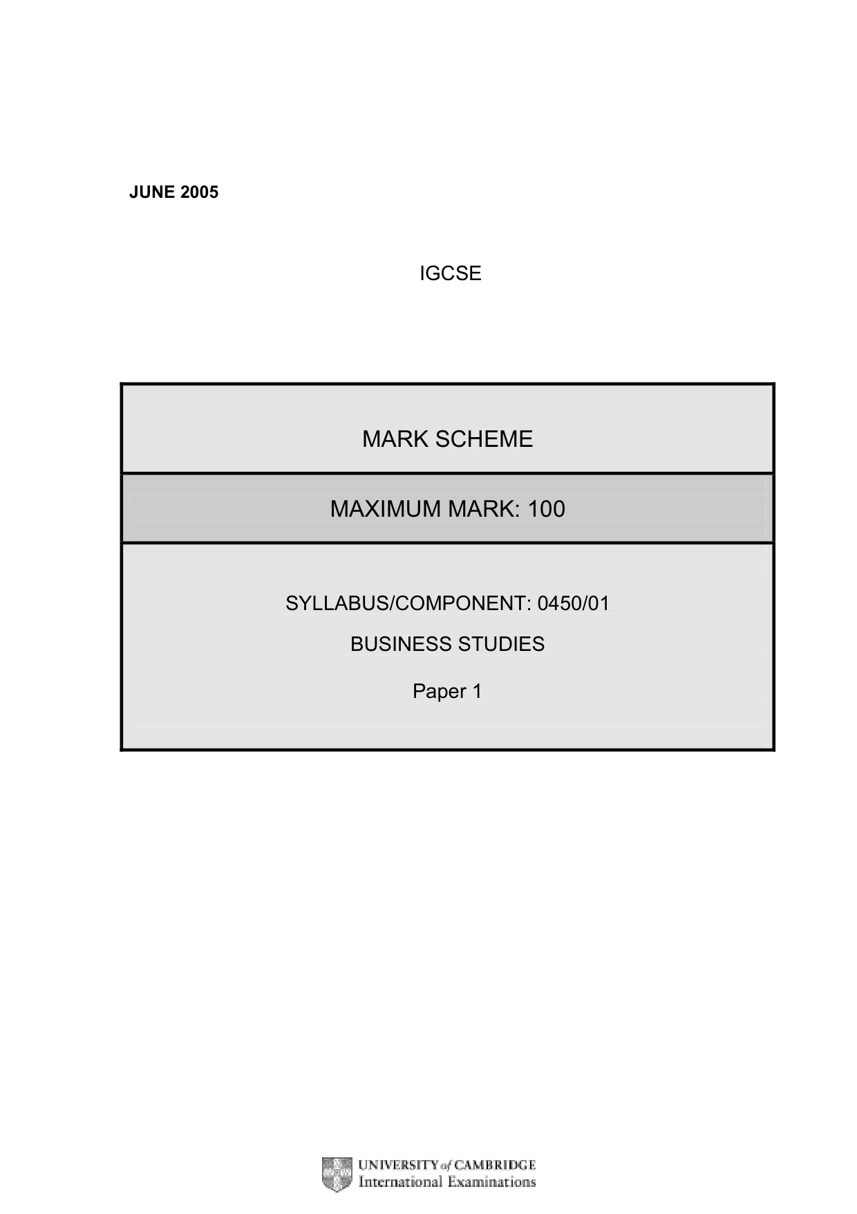 Mark scheme, page 3 of 6