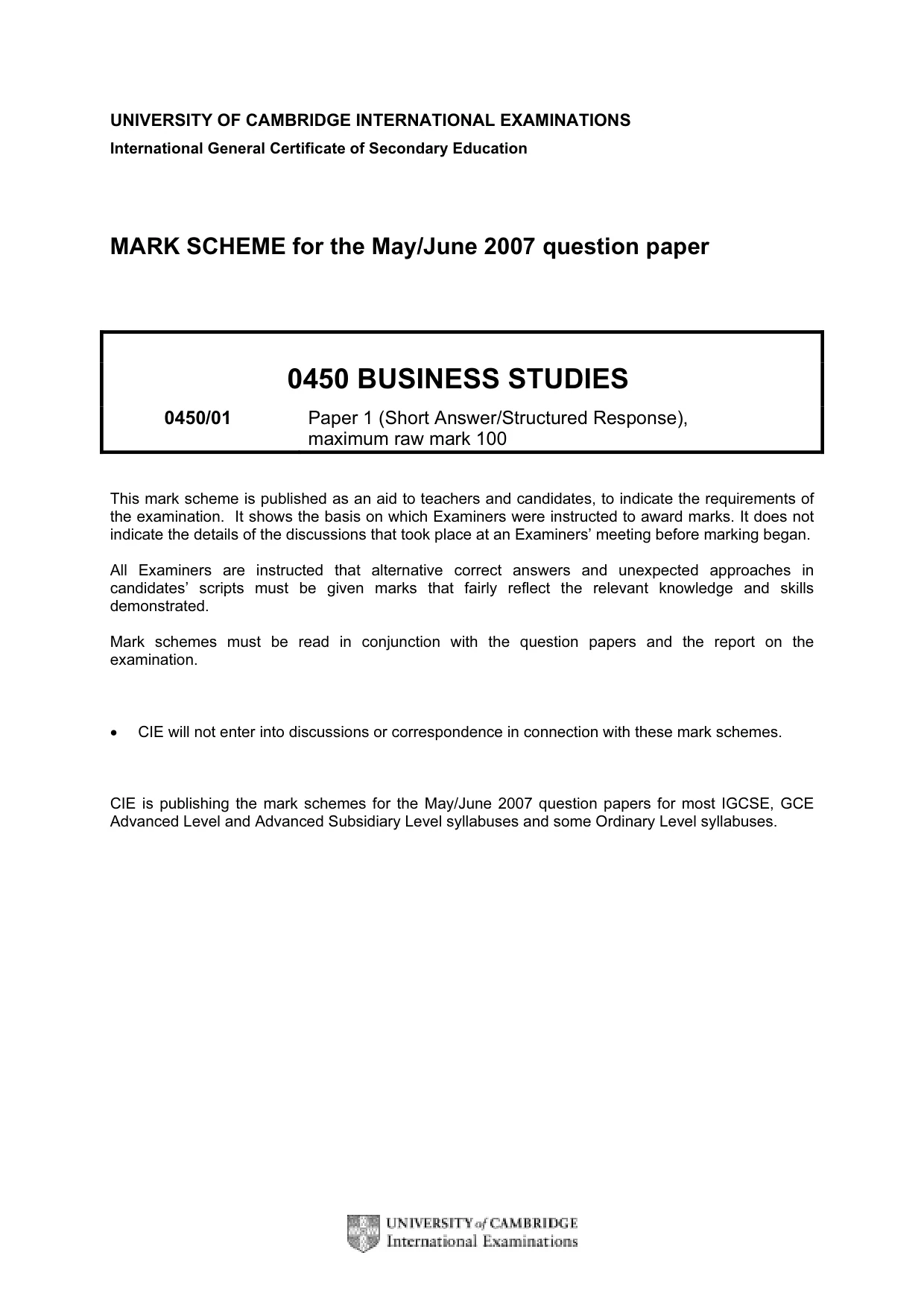 Mark scheme, page 2 of 12