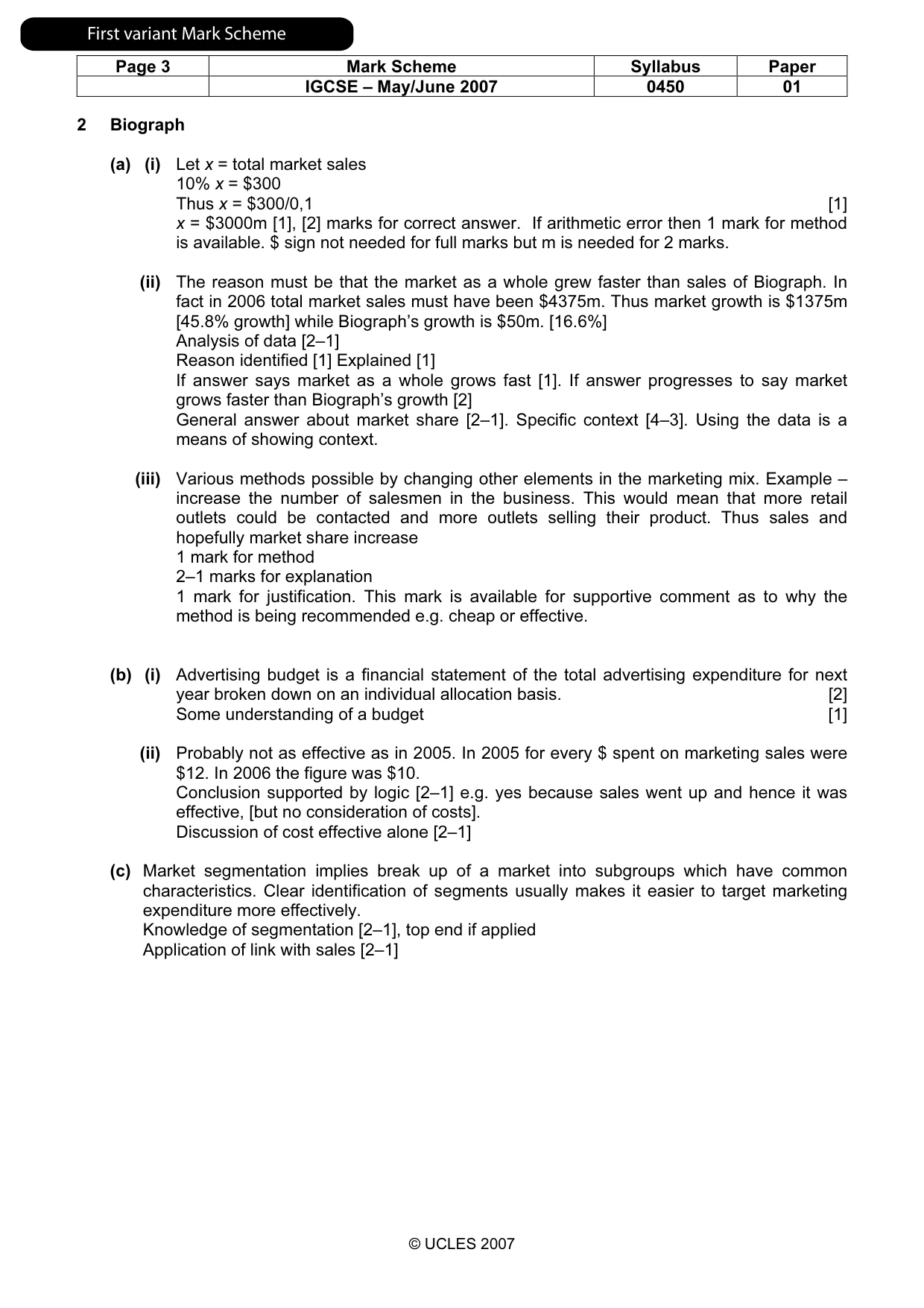 Mark scheme, page 4 of 12