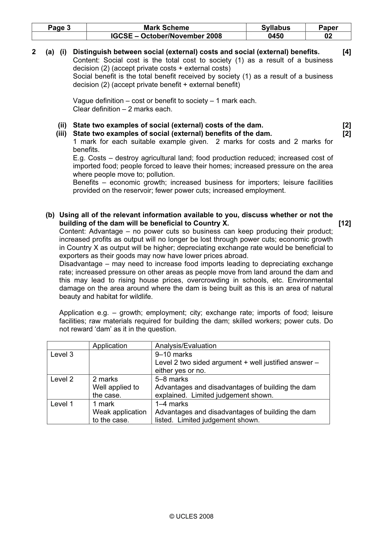 Mark scheme, page 3 of 7