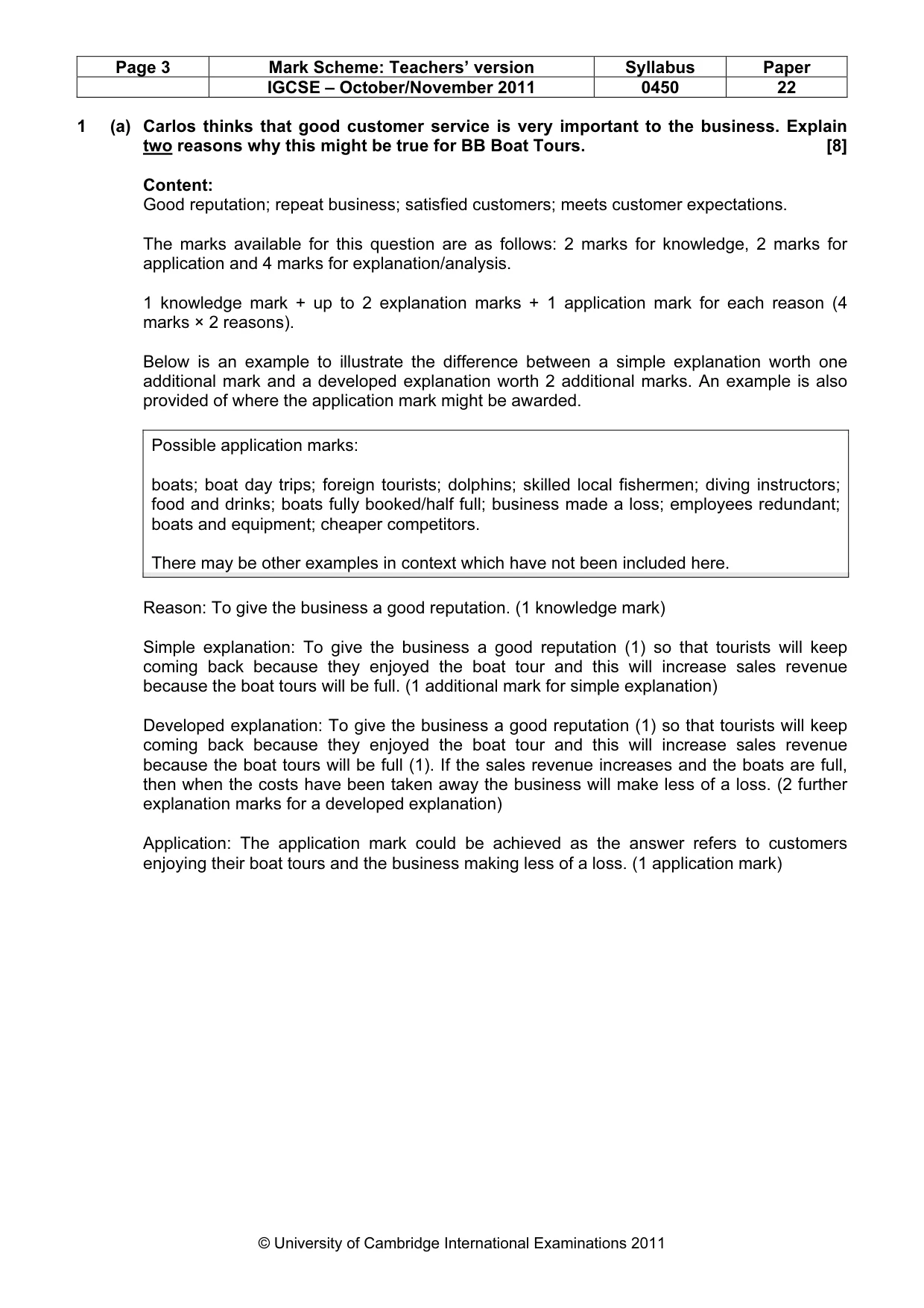 Mark scheme, page 3 of 13