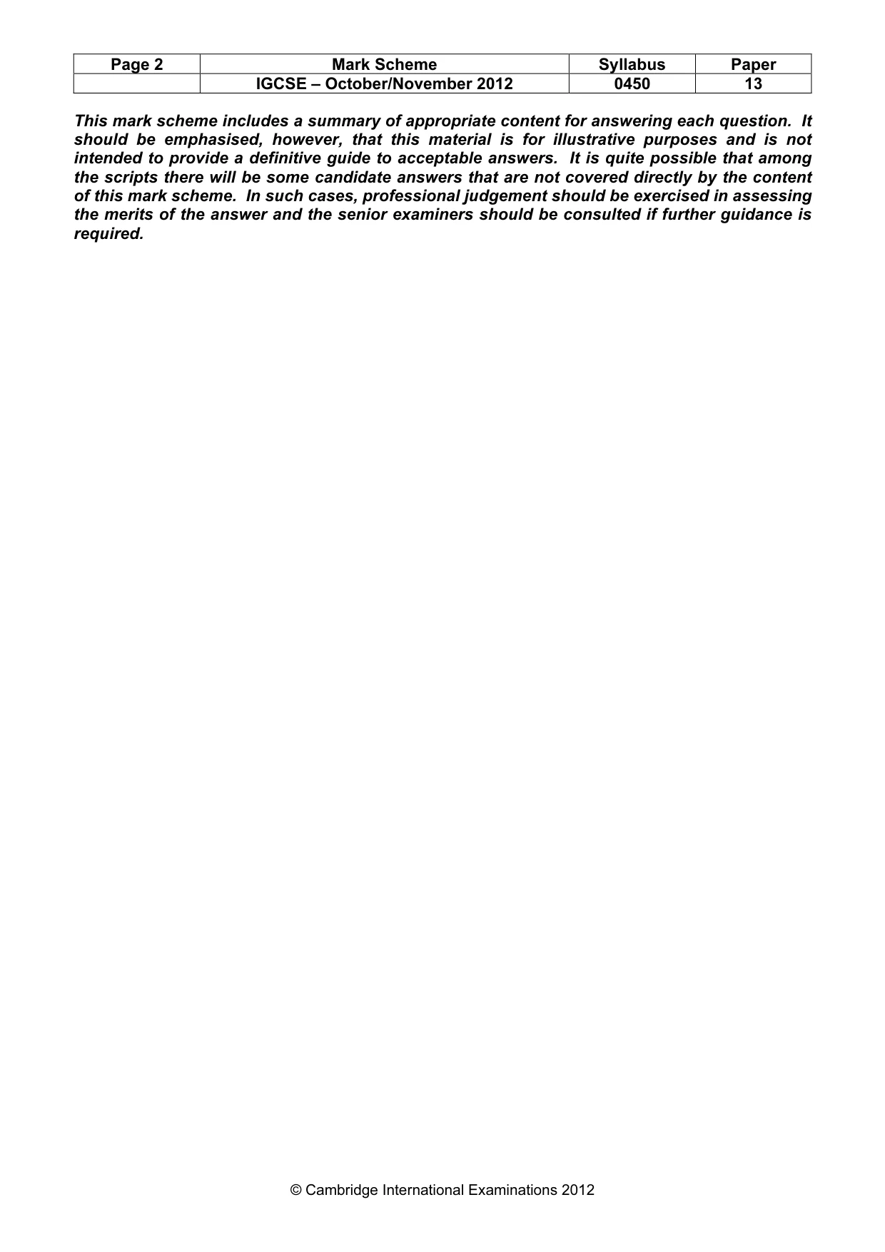 Mark scheme, page 2 of 10