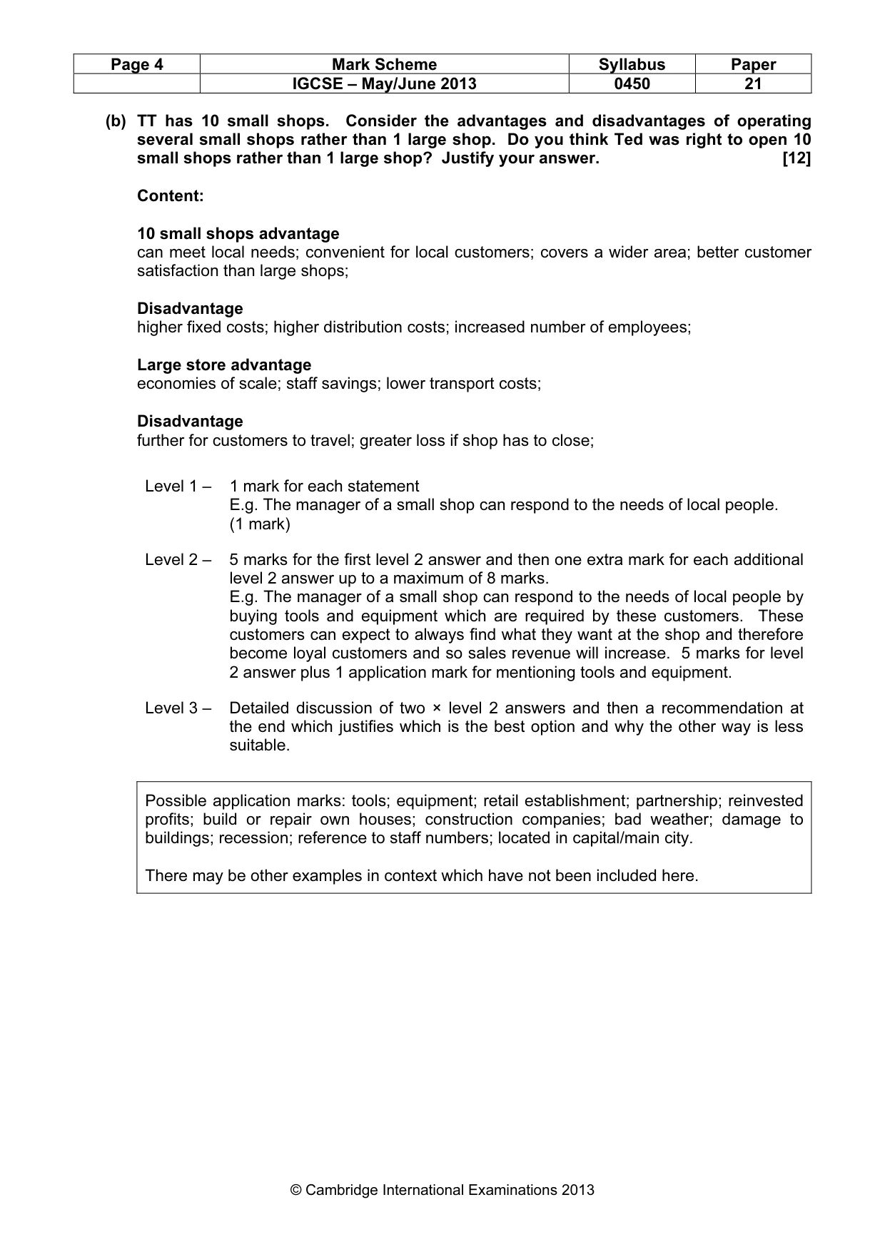 Mark scheme, page 4 of 16