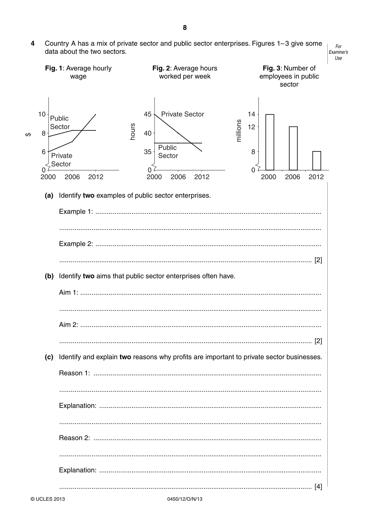 Cambridge IGCSE Business Studies 0450 2013 Oct/Nov Paper 1 · Variant 2 question paper, page 8 of 12