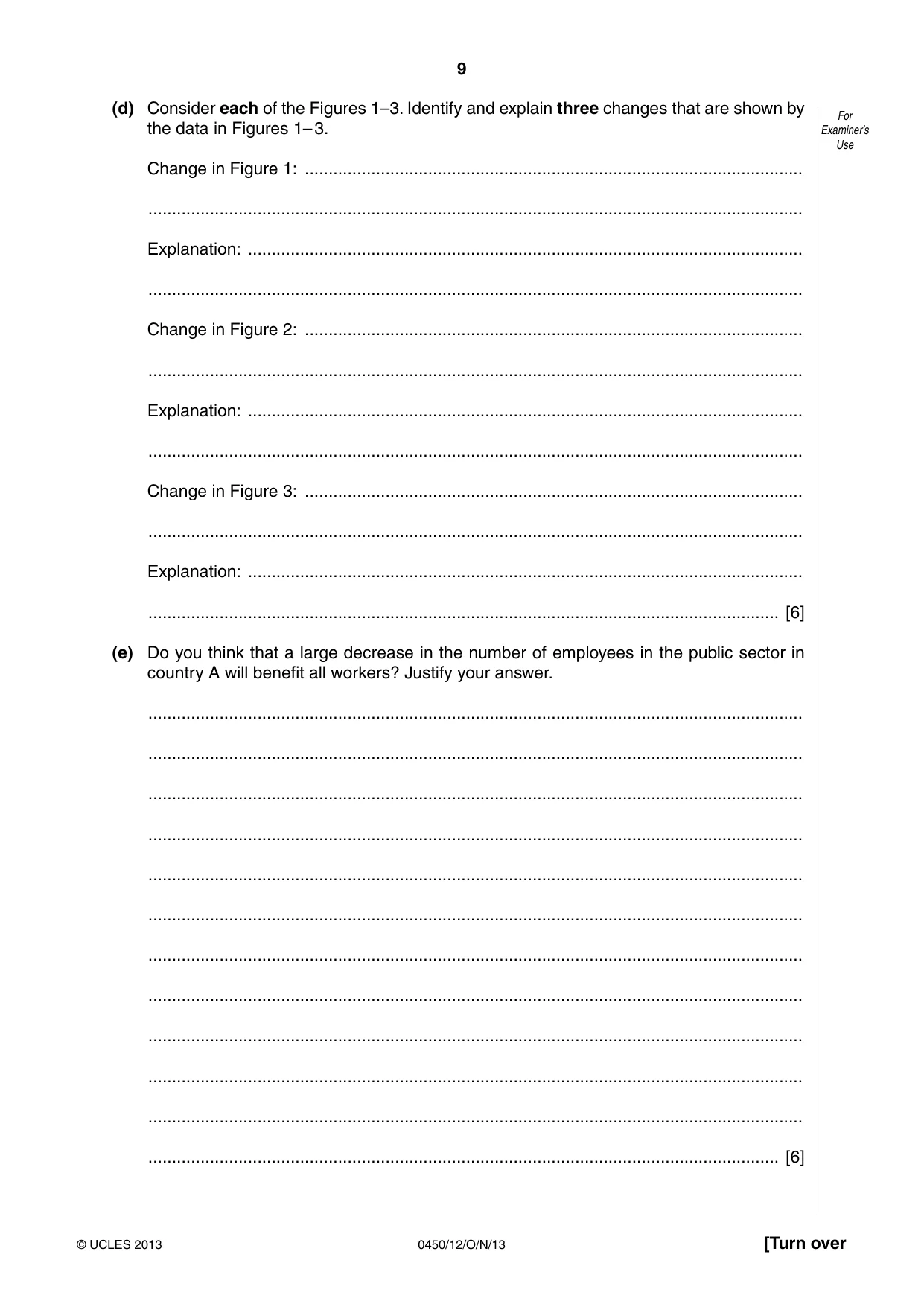 Cambridge IGCSE Business Studies 0450 2013 Oct/Nov Paper 1 · Variant 2 question paper, page 9 of 12