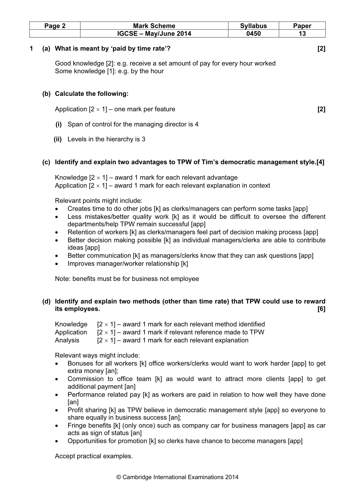 Mark scheme, page 2 of 10
