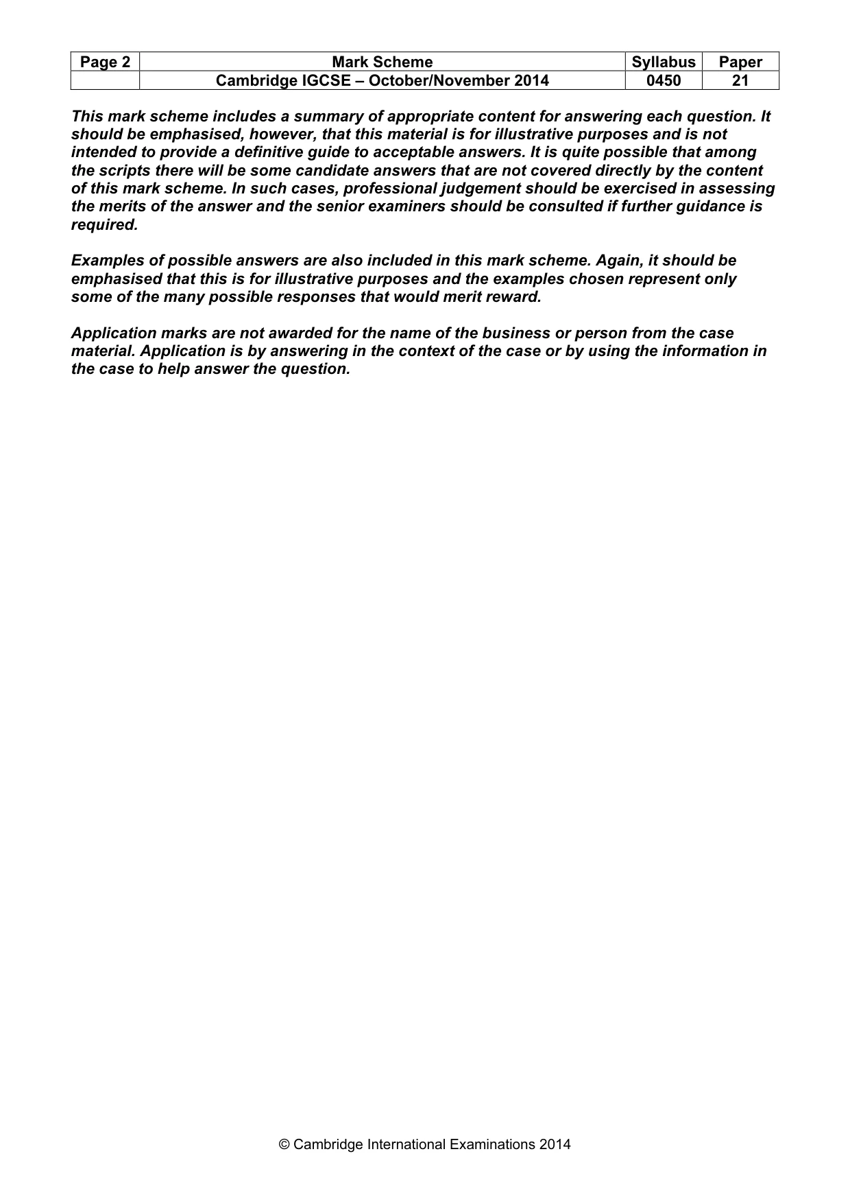 Mark scheme, page 2 of 13