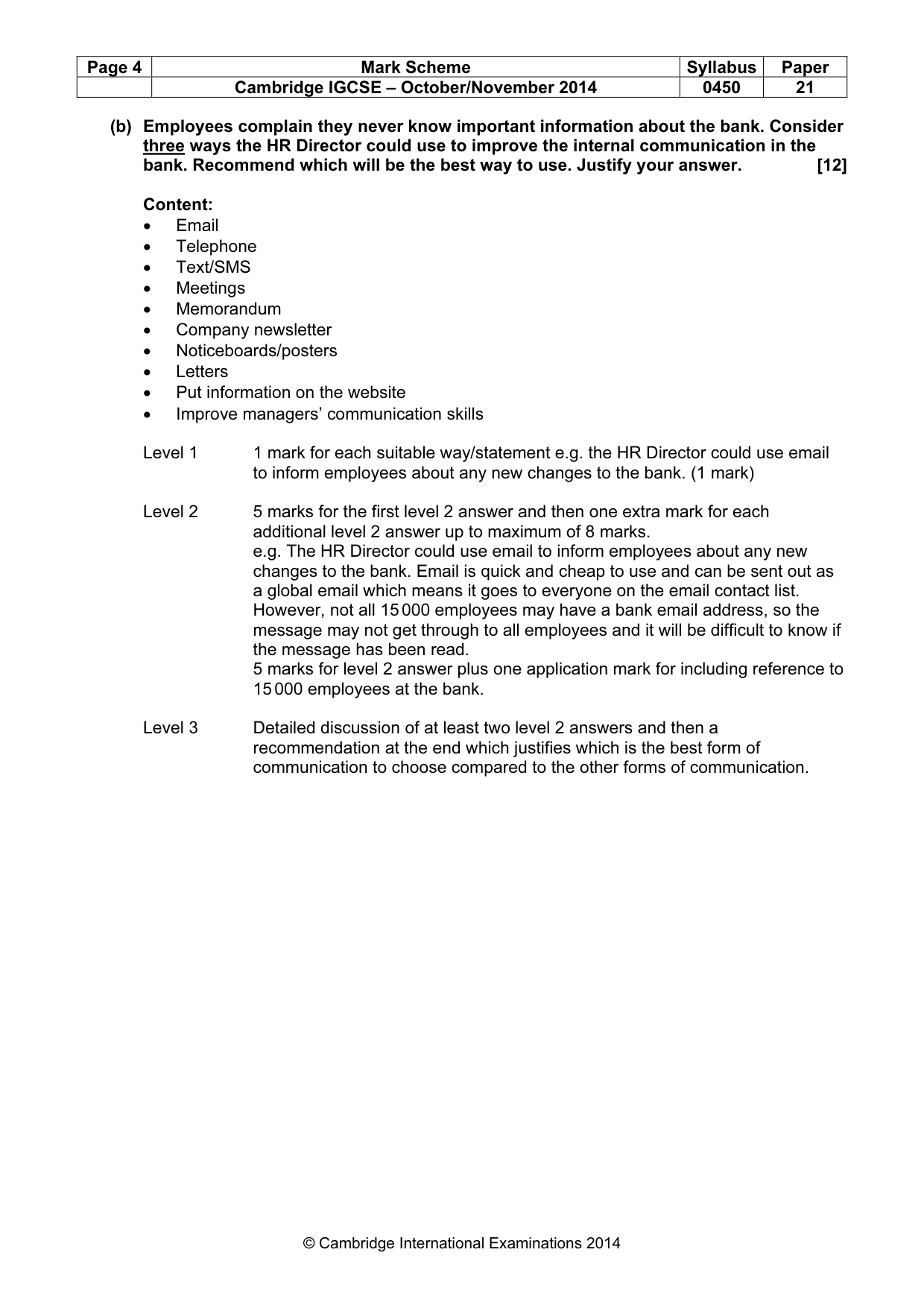 Mark scheme, page 4 of 13