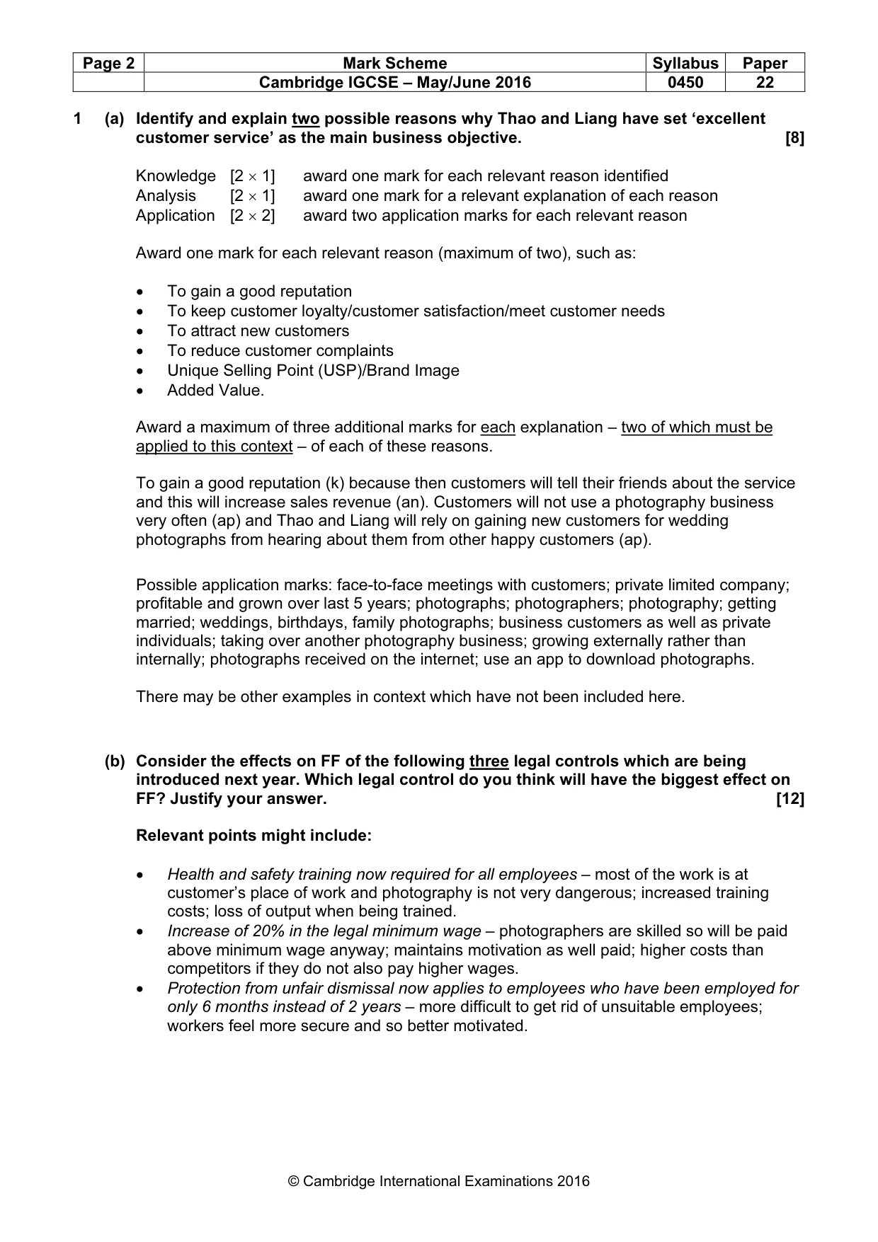 Mark scheme, page 2 of 10