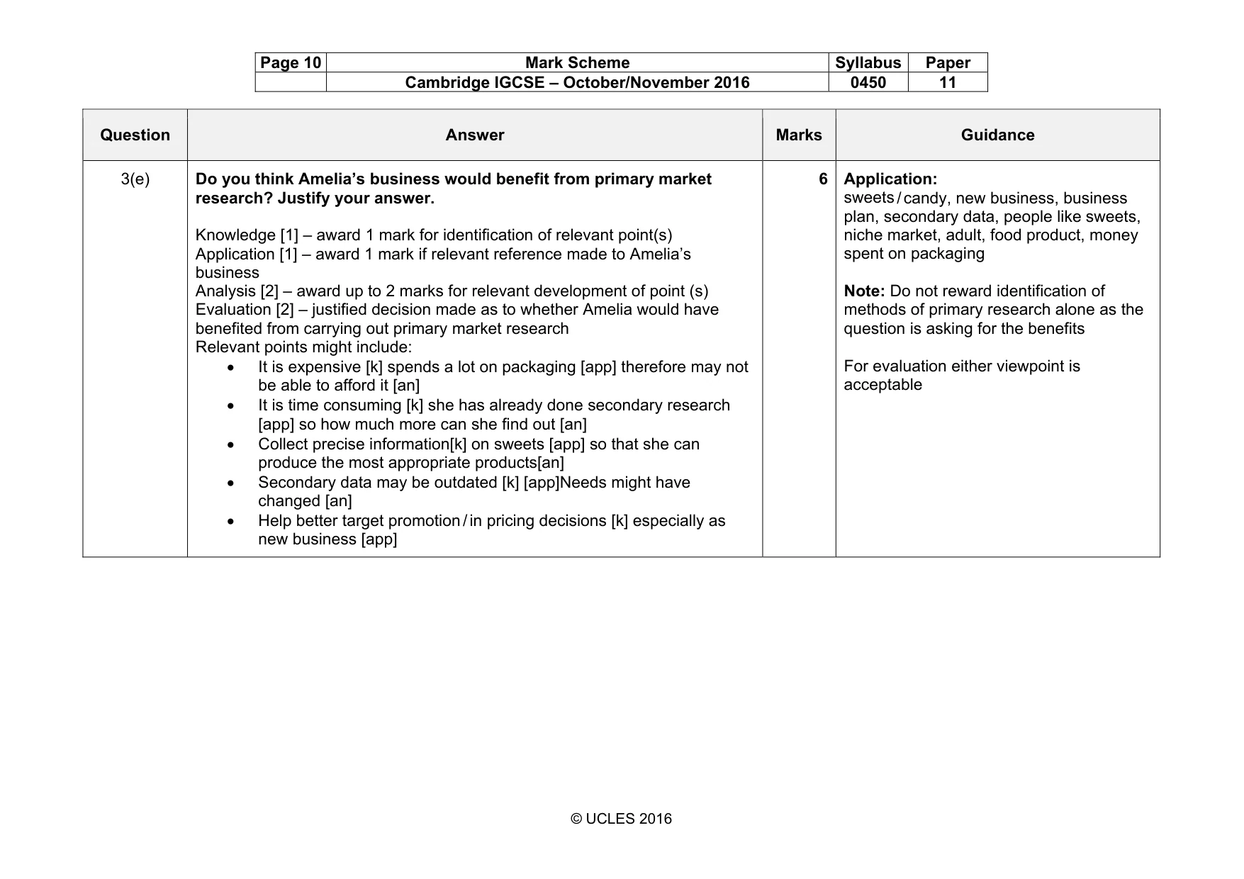 Mark scheme, page 10 of 13