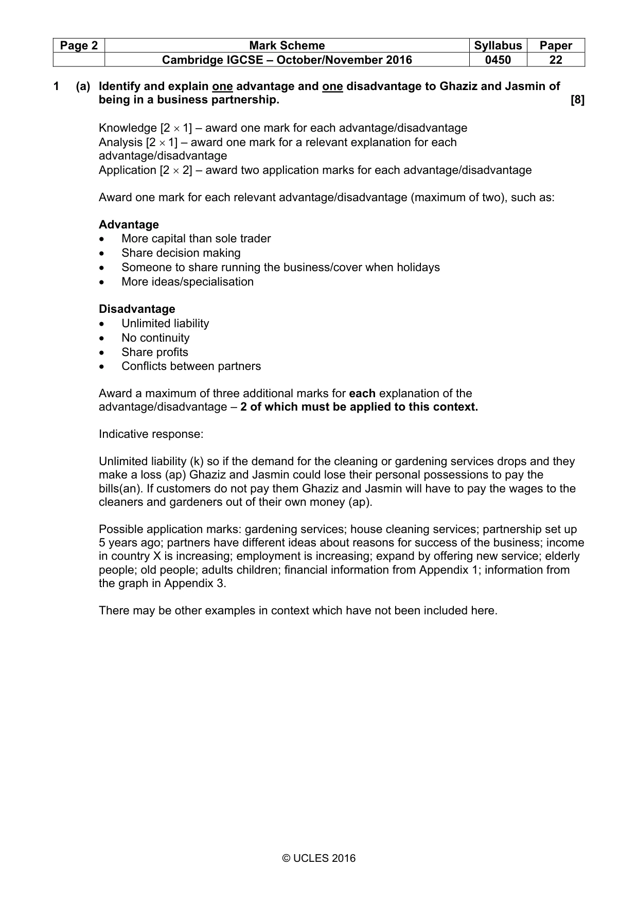 Mark scheme, page 2 of 10