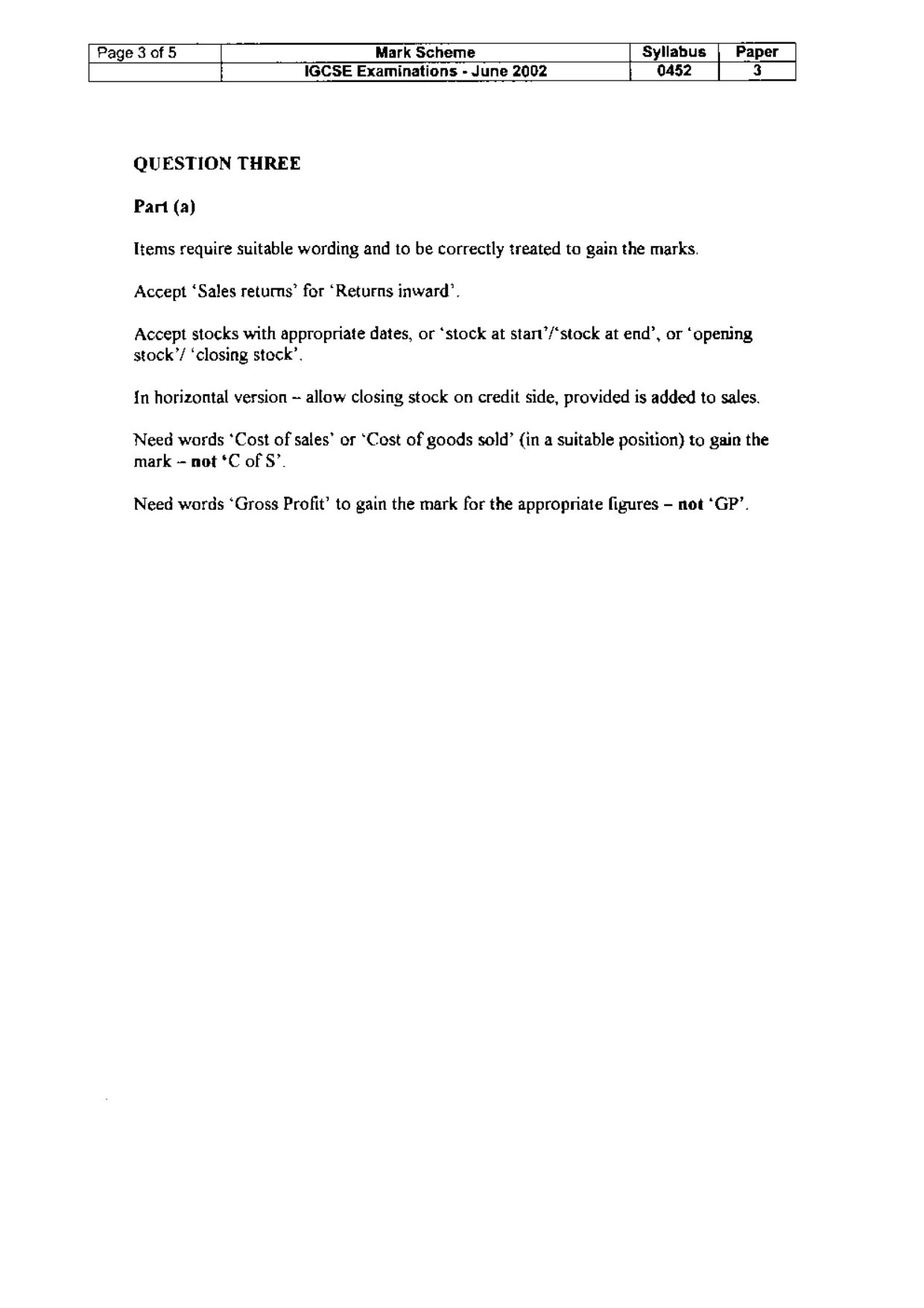Mark scheme, page 16 of 18