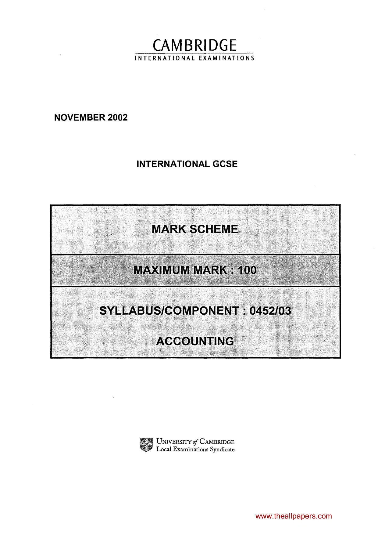 Mark scheme, page 1 of 12