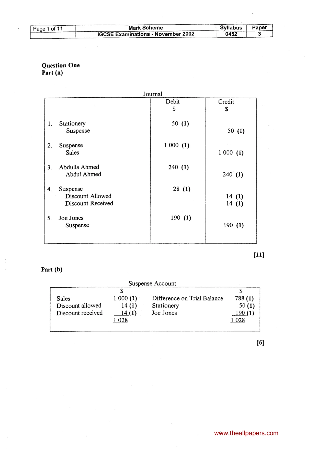 Mark scheme, page 2 of 12