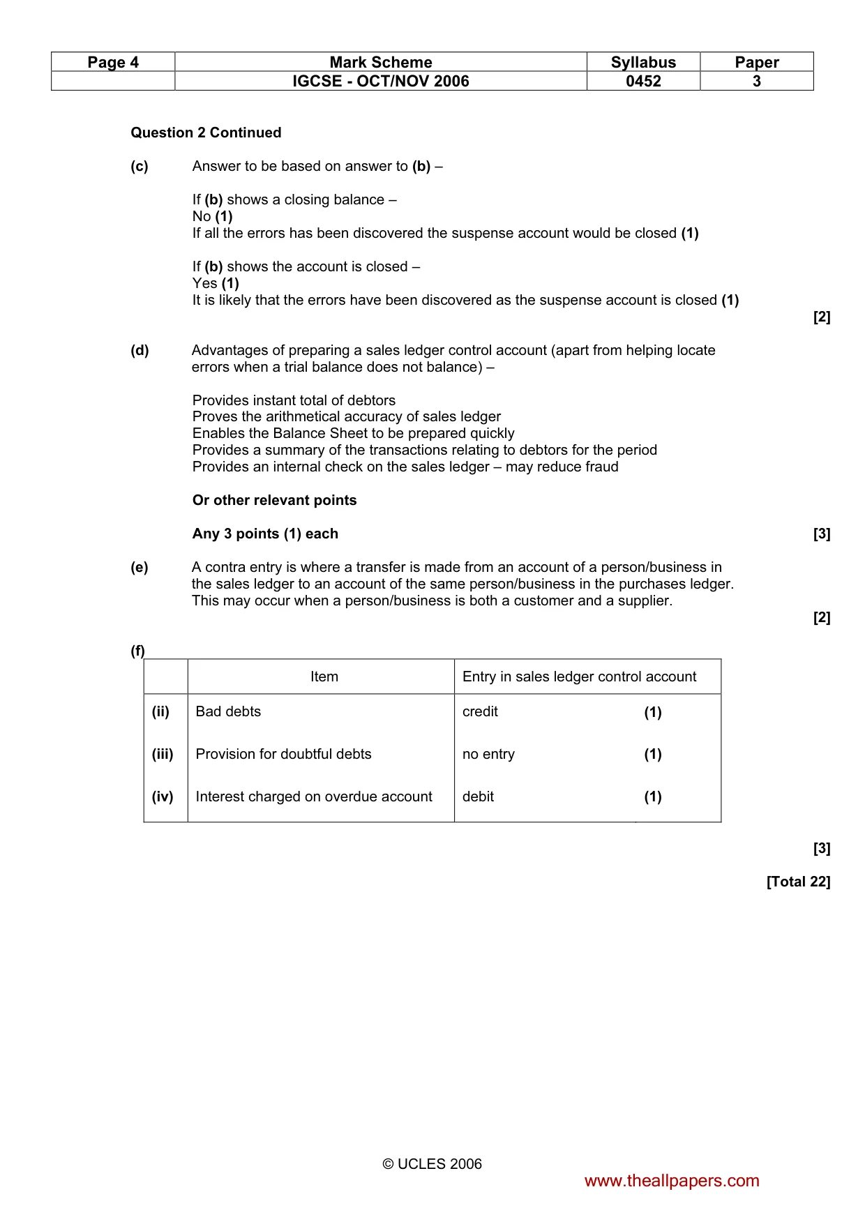 Mark scheme, page 4 of 12