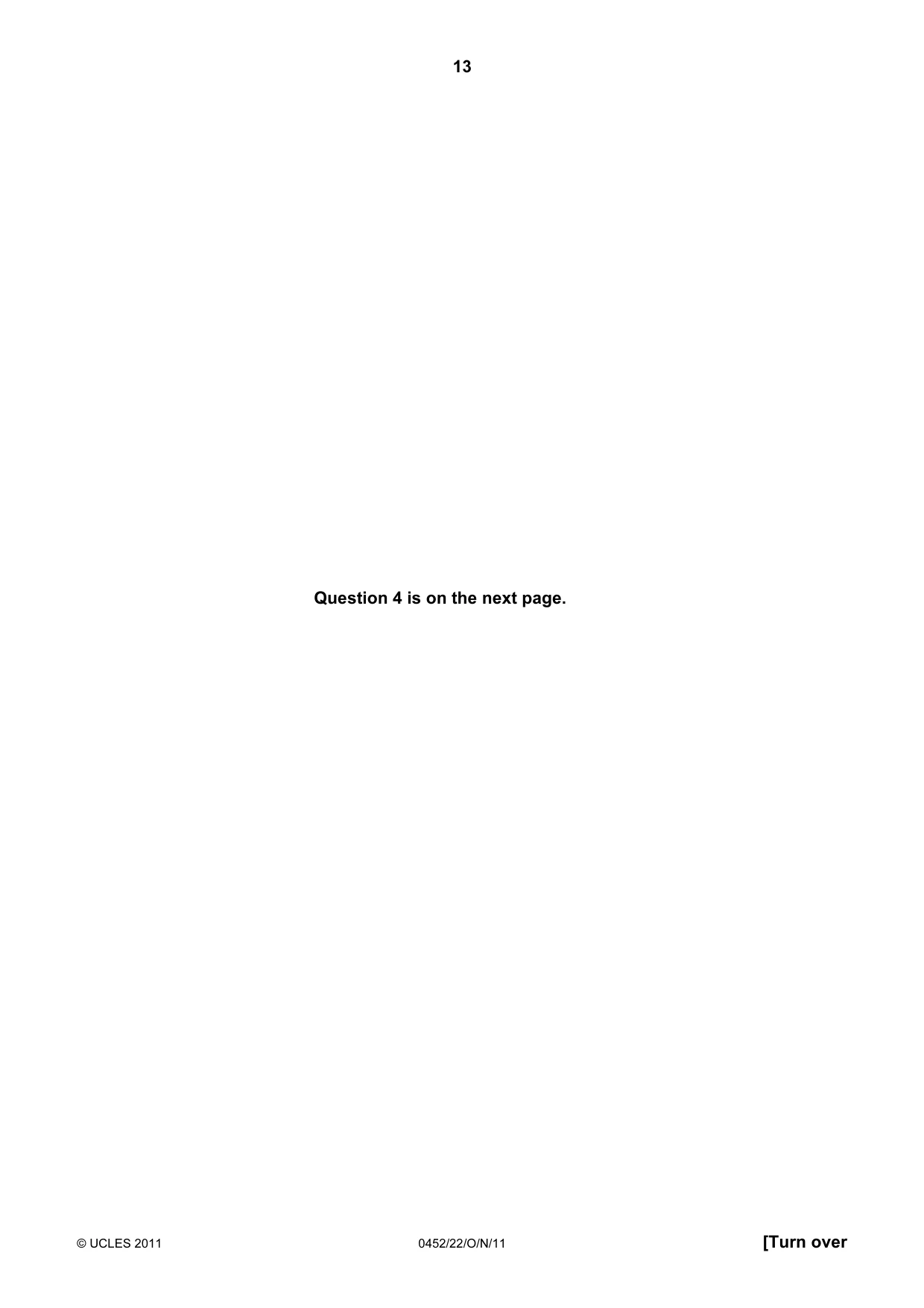 Cambridge IGCSE Accounting 0452 2011 Oct/Nov Paper 2 · Variant 2 question paper, page 13 of 20