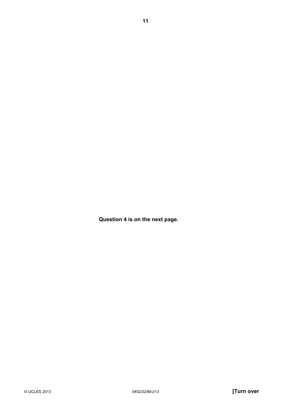 Cambridge IGCSE Accounting 0452 2013 May/June Paper 2 · Variant 2 question paper, page 11 of 20