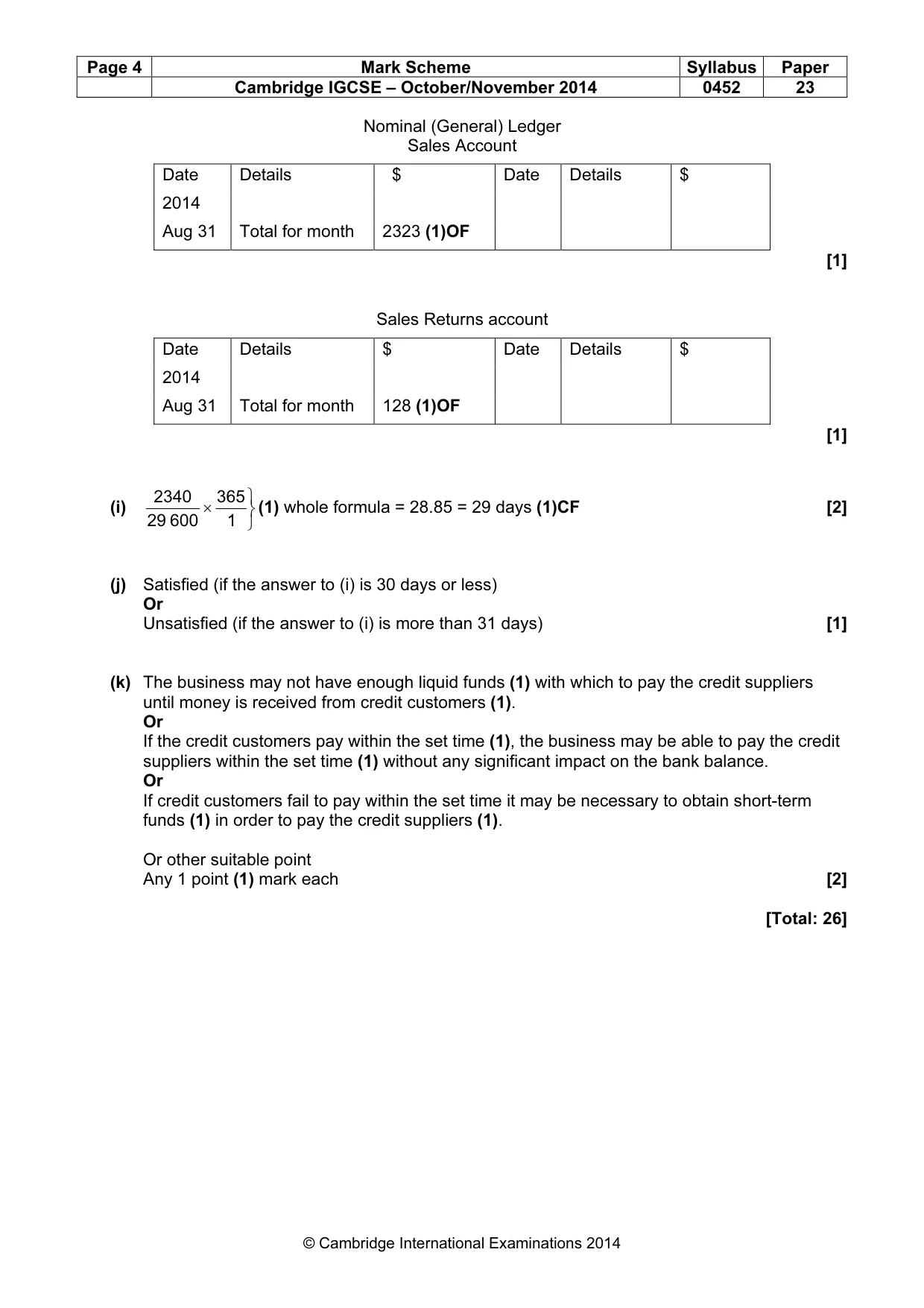Mark scheme, page 4 of 12