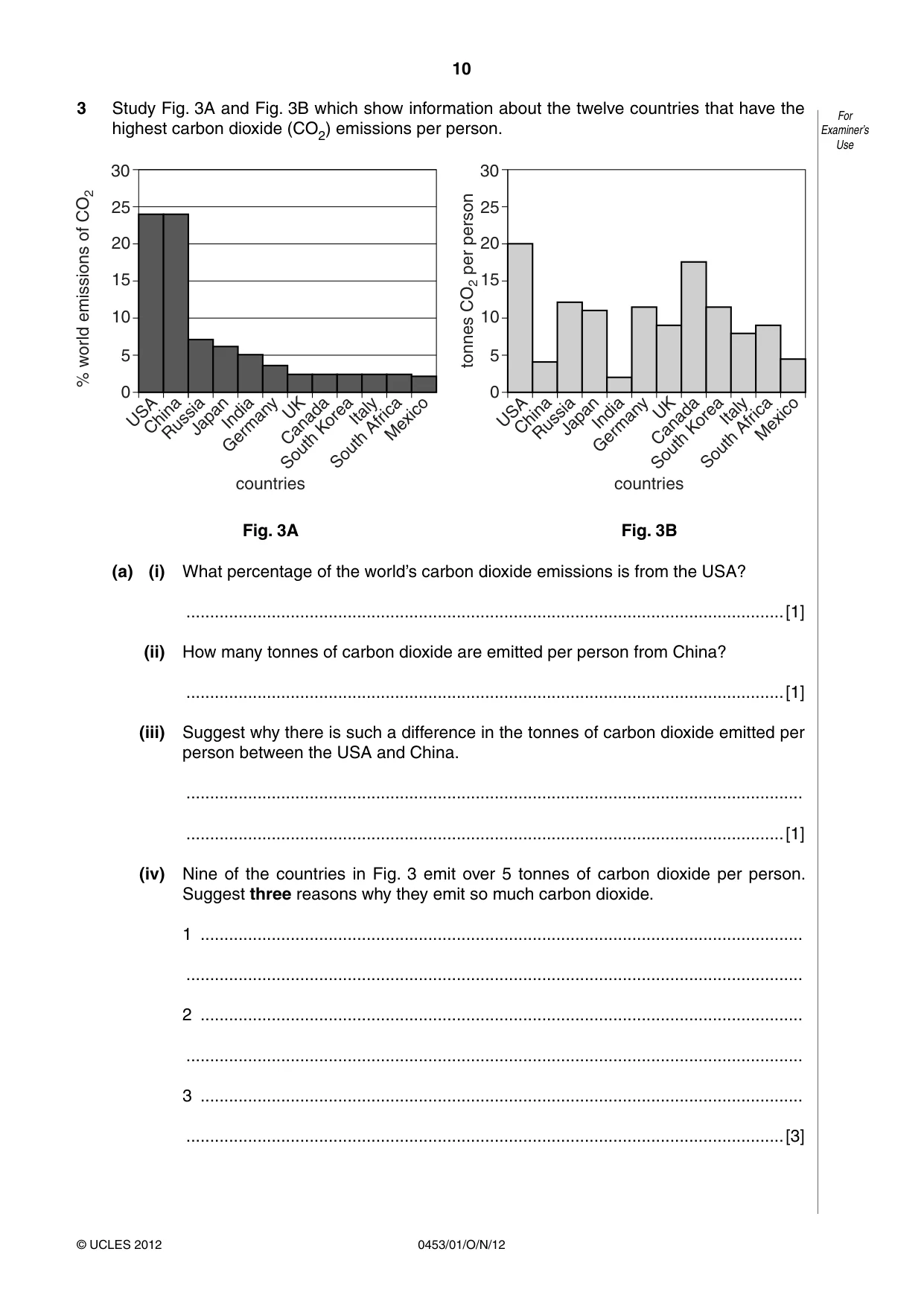 Cambridge IGCSE Development Studies 0453 2012 Oct/Nov Paper 1 · Variant 1 question paper, page 10 of 20