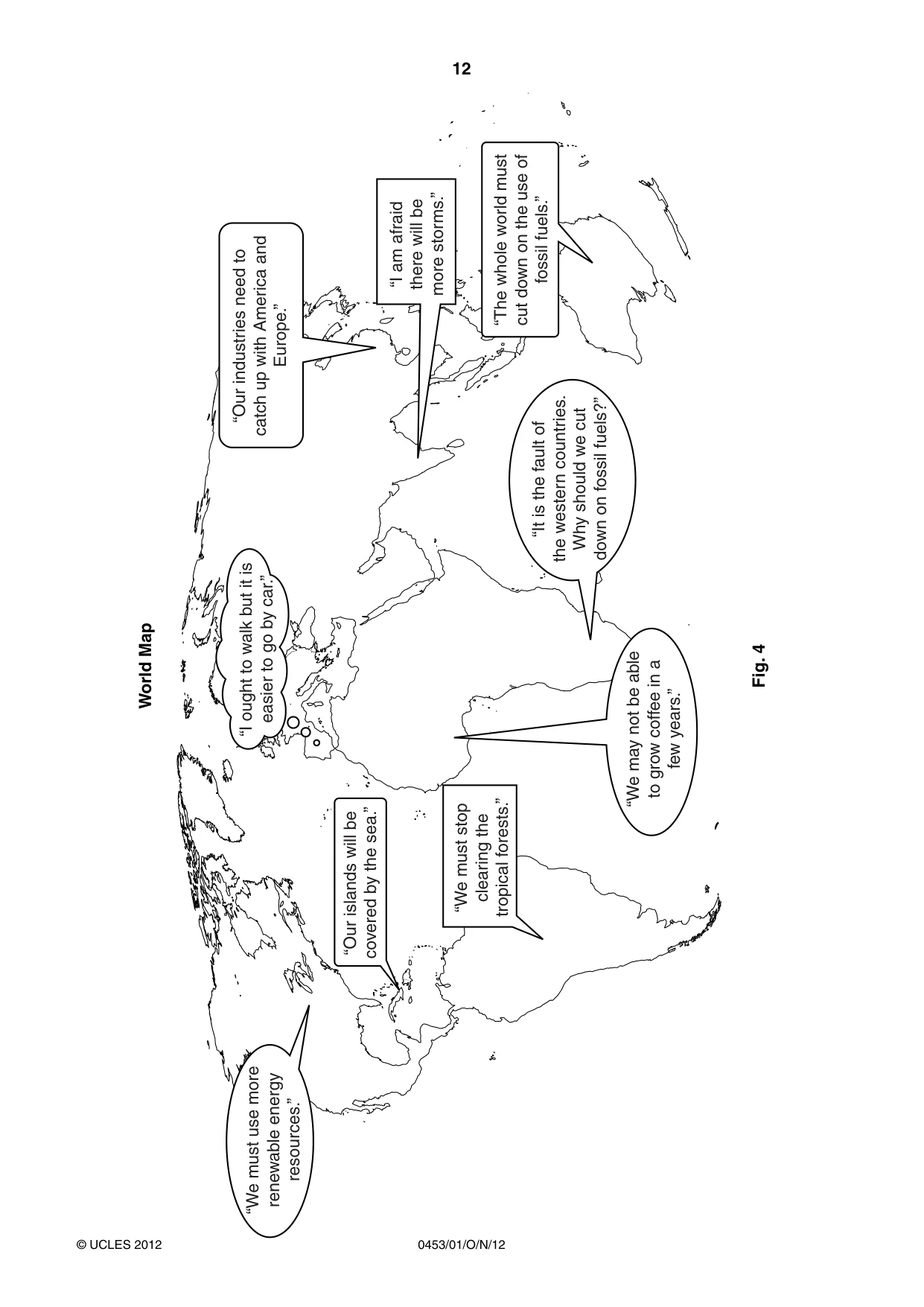Cambridge IGCSE Development Studies 0453 2012 Oct/Nov Paper 1 · Variant 1 question paper, page 12 of 20