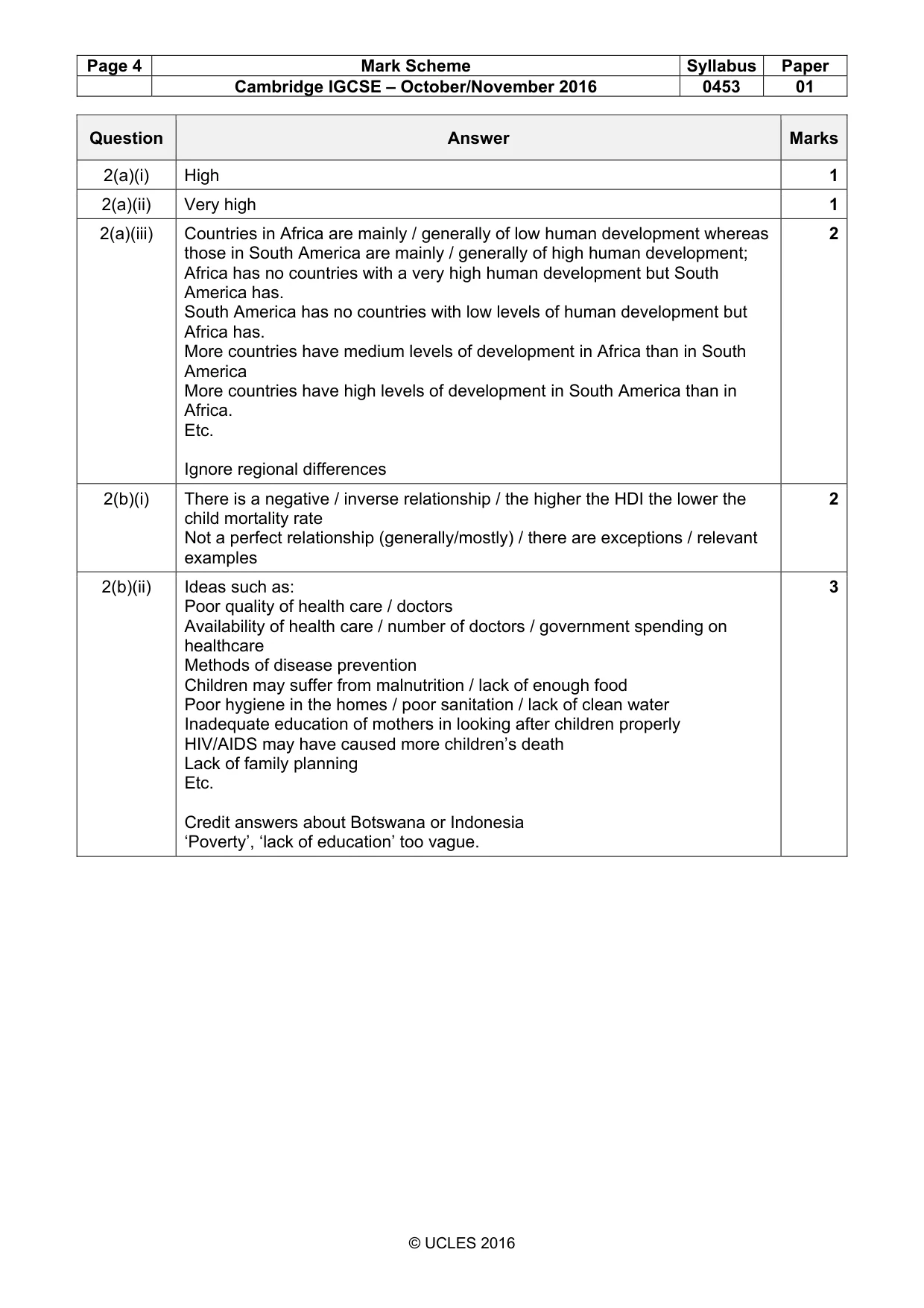 Mark scheme, page 4 of 11