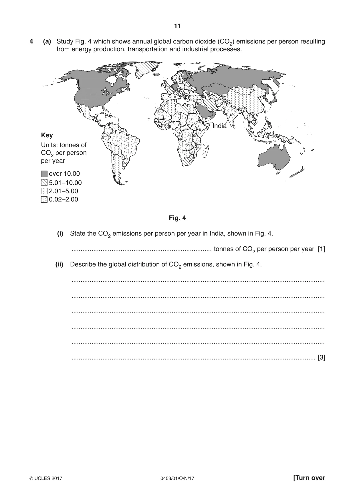 Cambridge IGCSE Development Studies 0453 2017 Oct/Nov Paper 1 · Variant 1 question paper, page 11 of 16