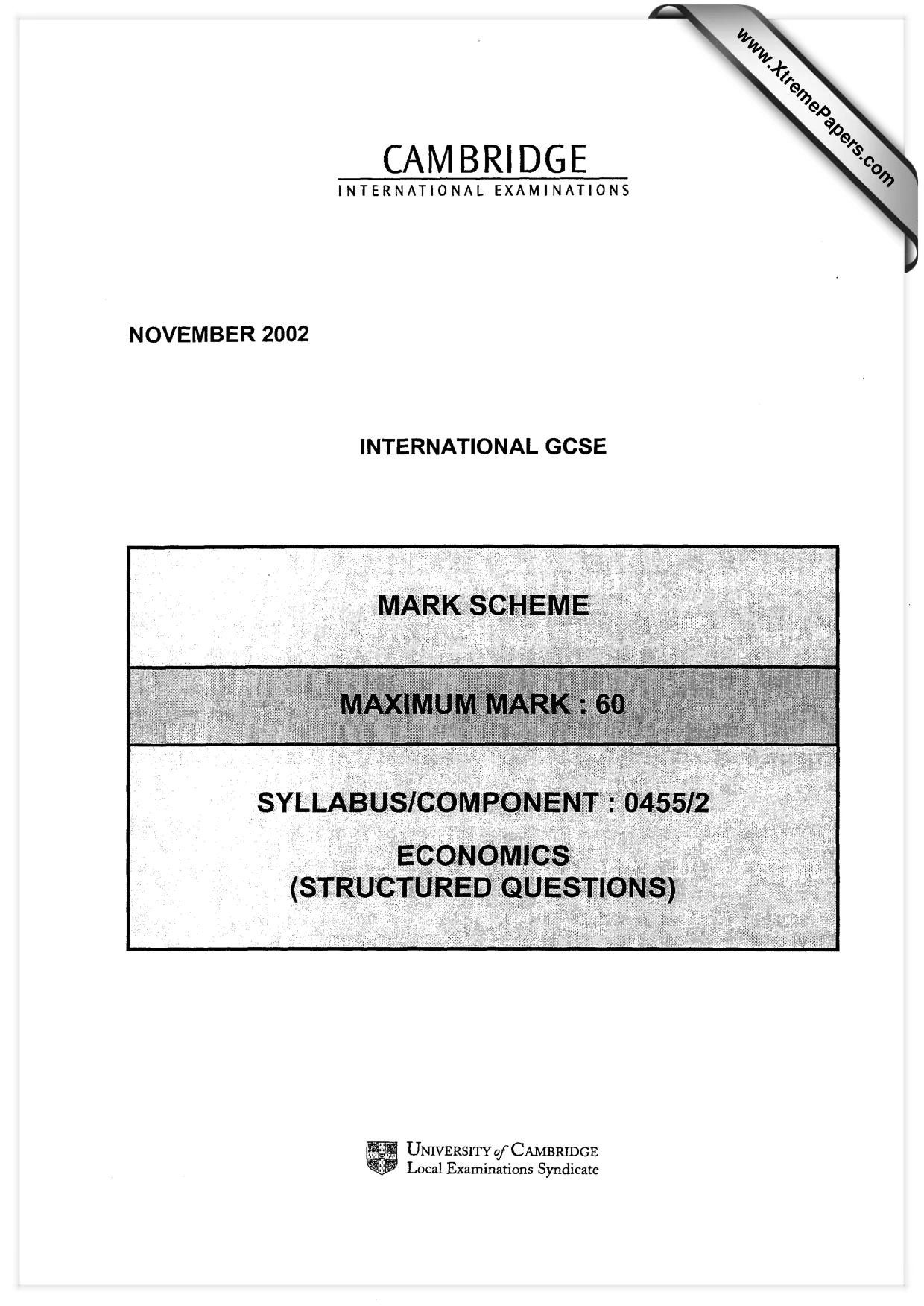 Mark scheme, page 1 of 3