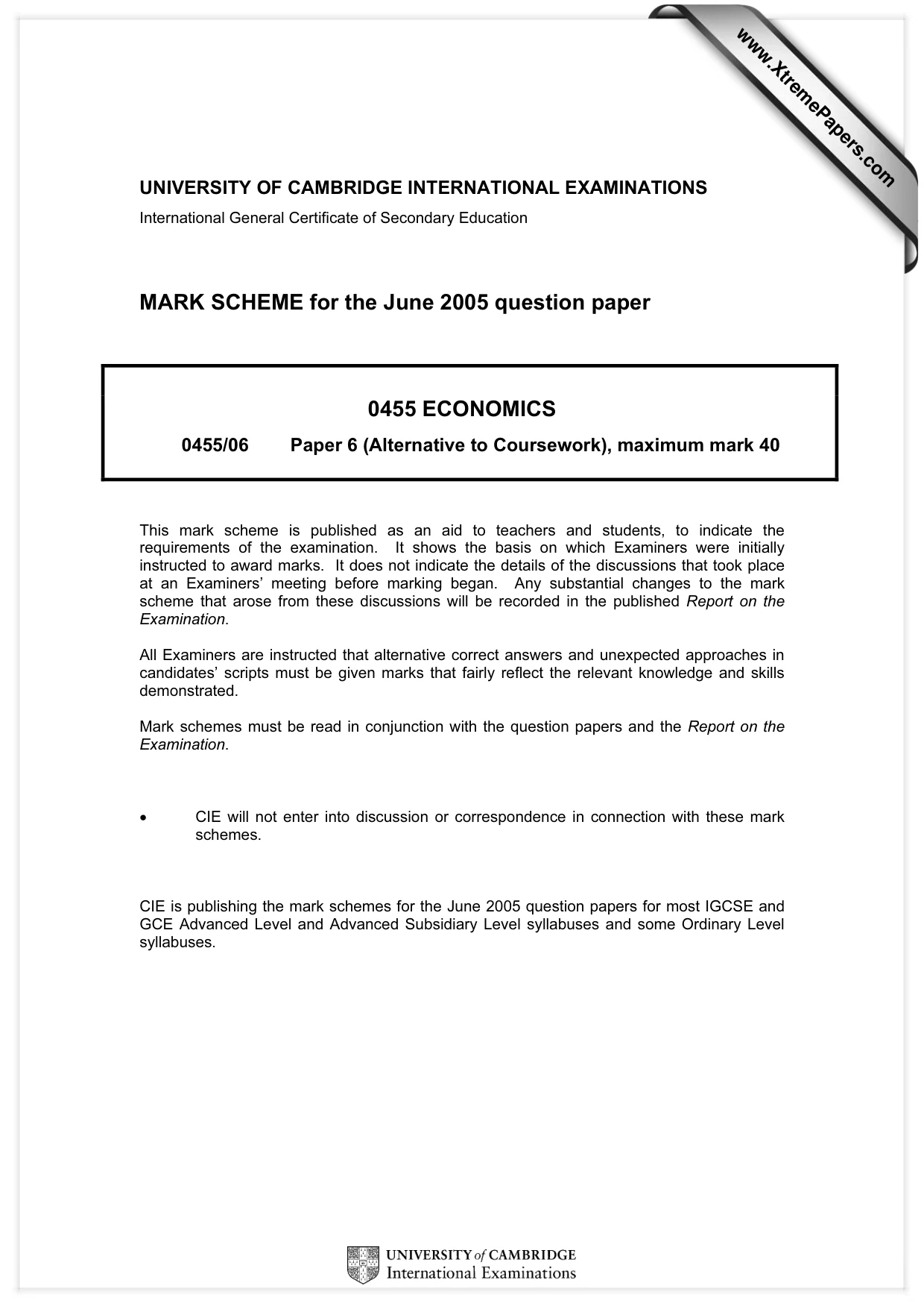 Mark scheme, page 1 of 4