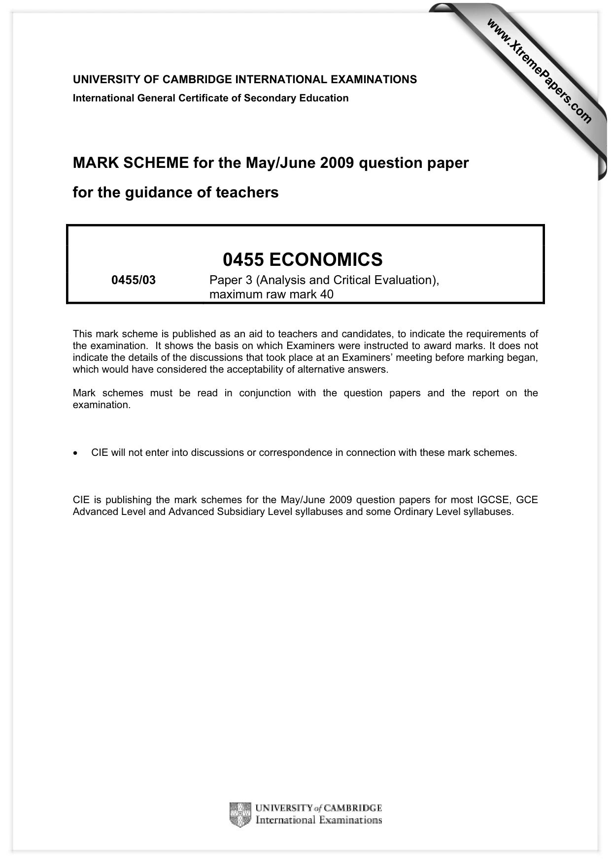 Mark scheme, page 1 of 4
