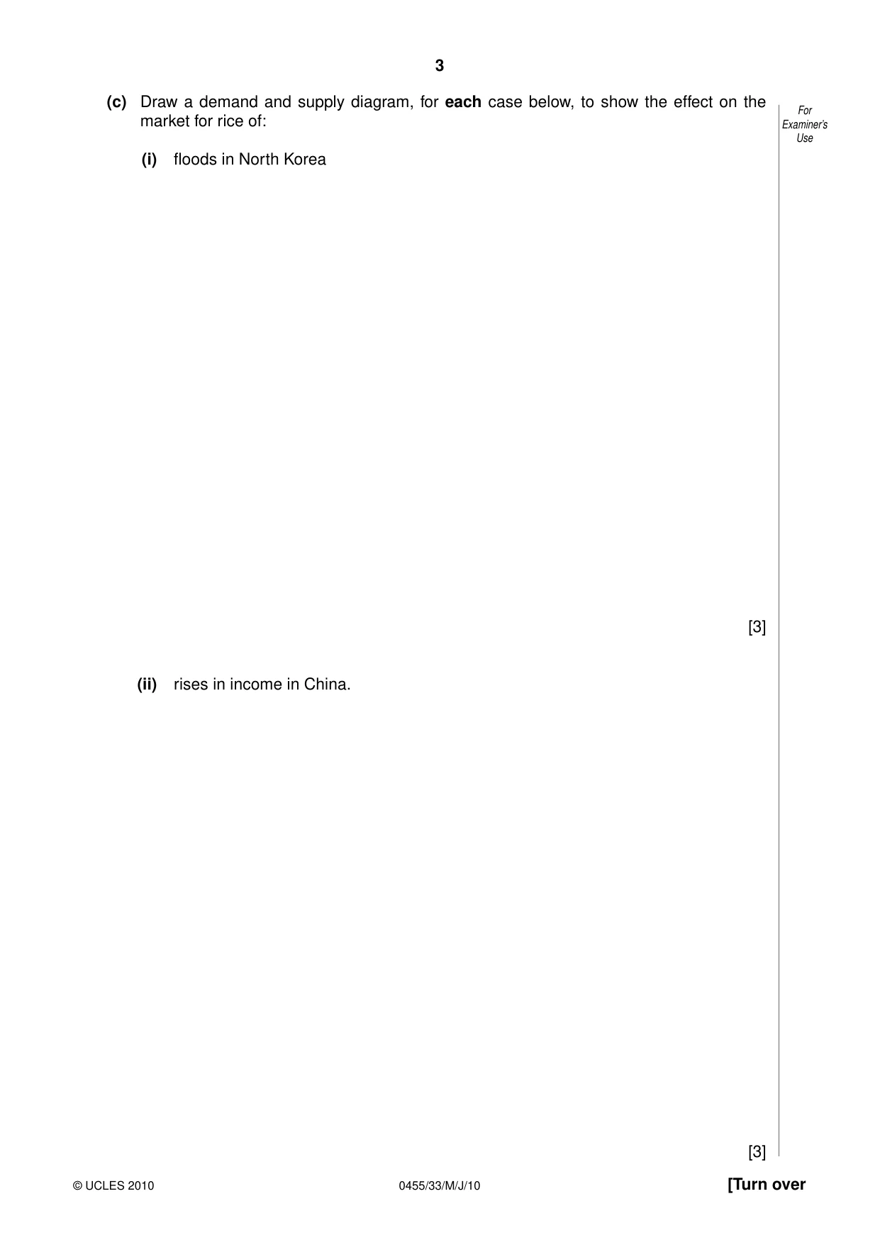 Cambridge IGCSE Economics 0455 2010 May/June Paper 3 · Variant 3 question paper, page 3 of 8