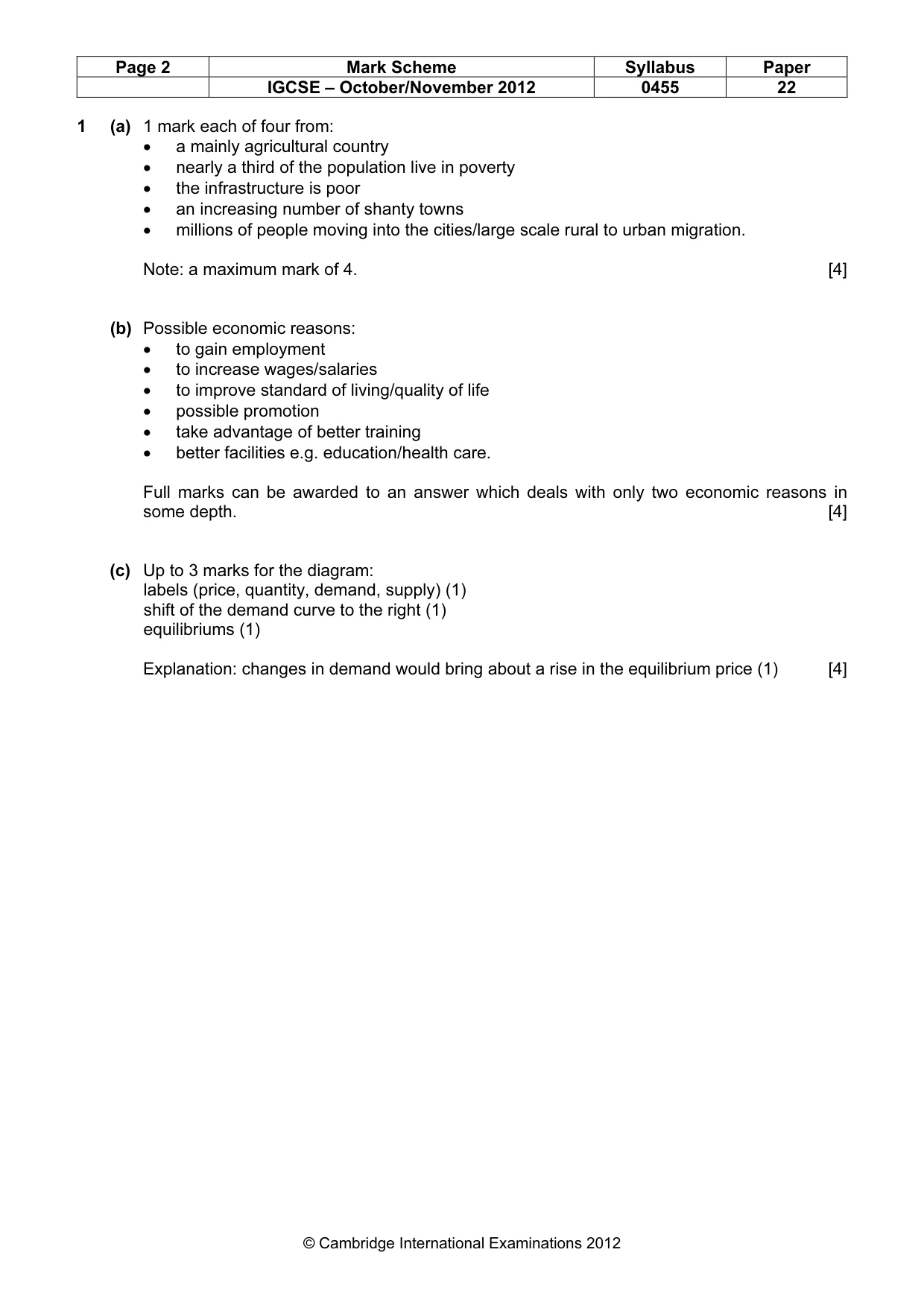 Mark scheme, page 2 of 13