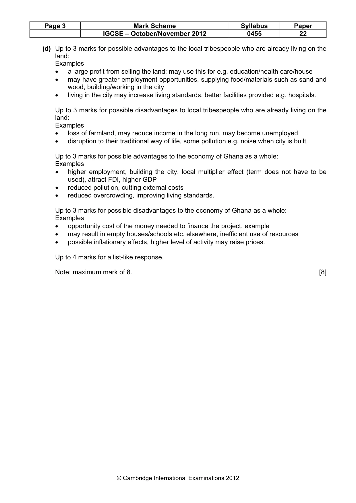 Mark scheme, page 3 of 13