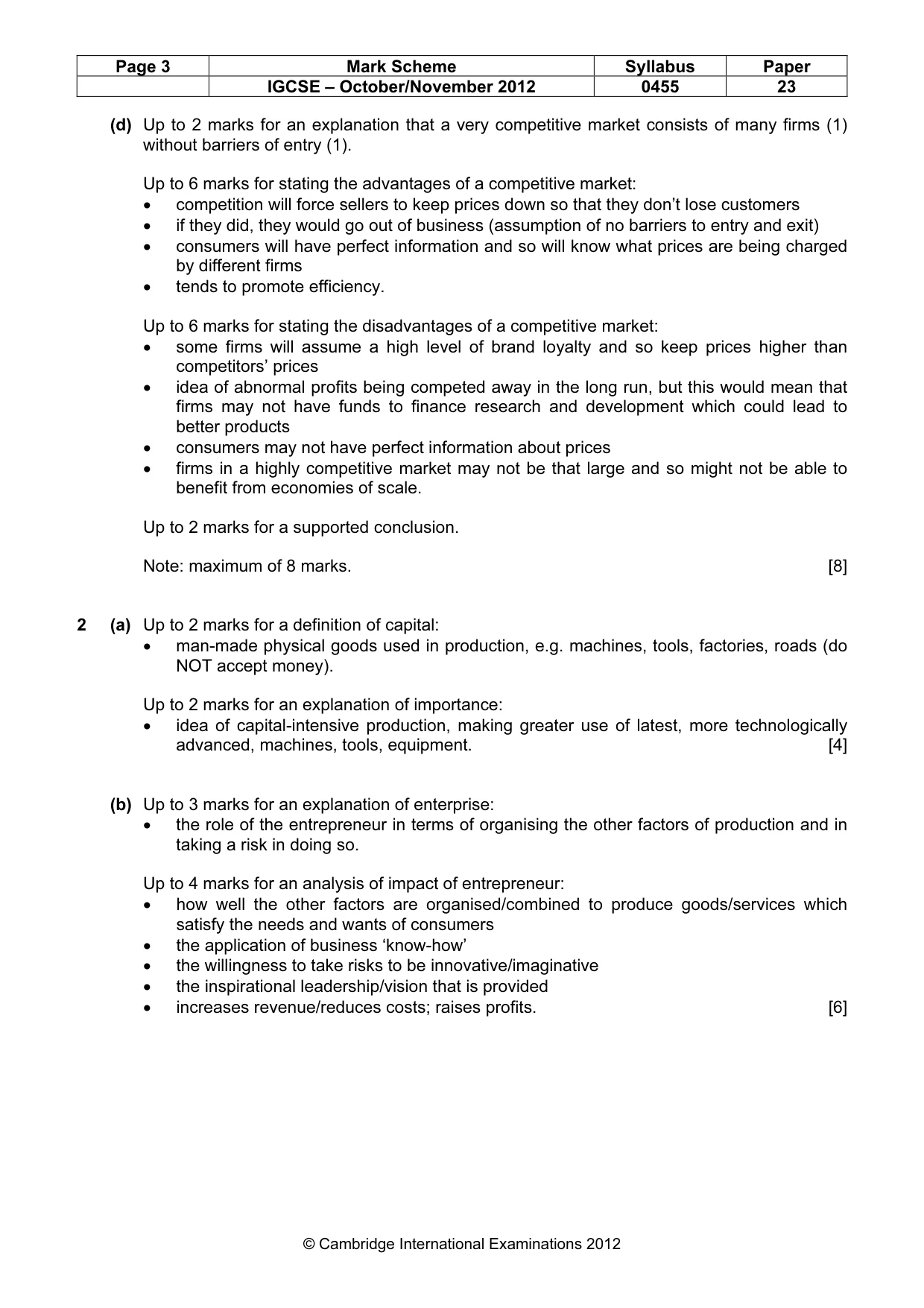 Mark scheme, page 3 of 10