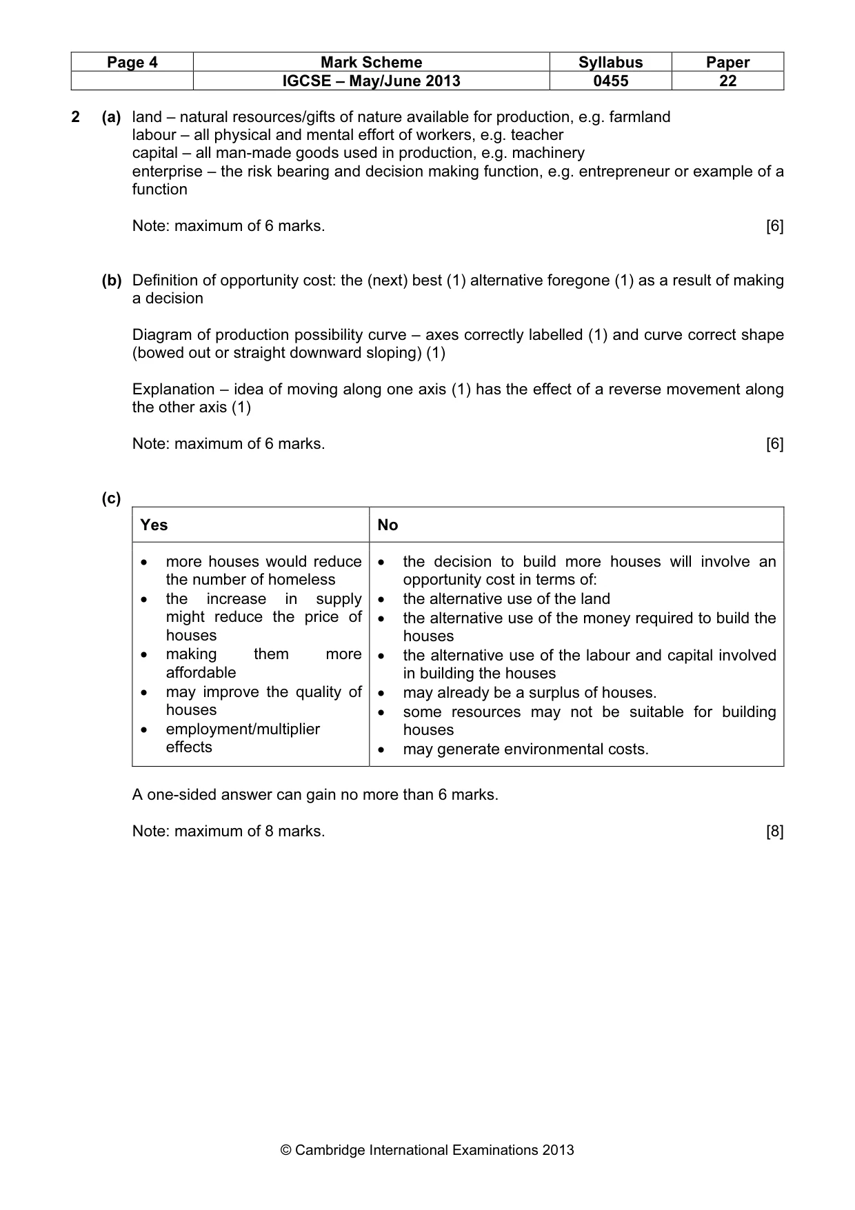 Mark scheme, page 4 of 11