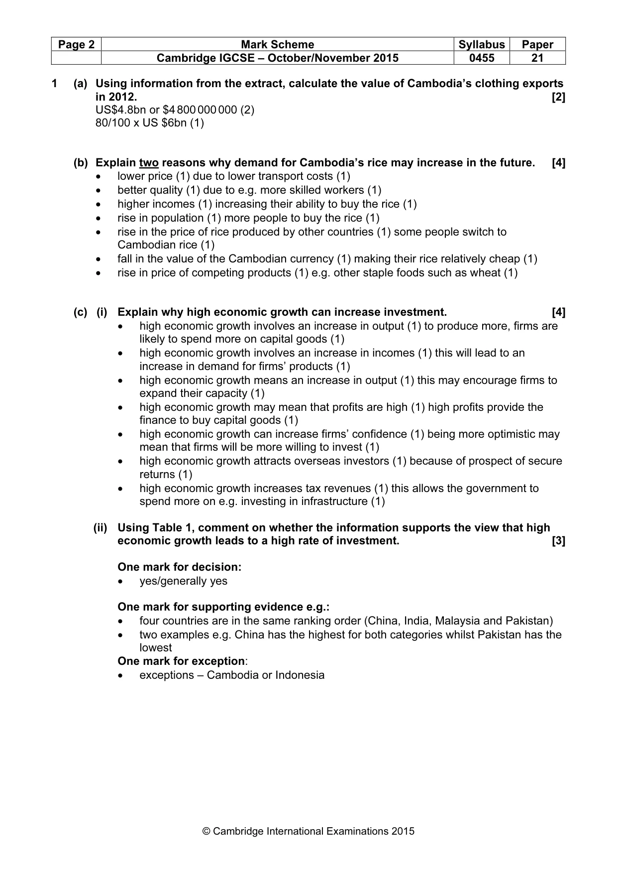 Mark scheme, page 2 of 12