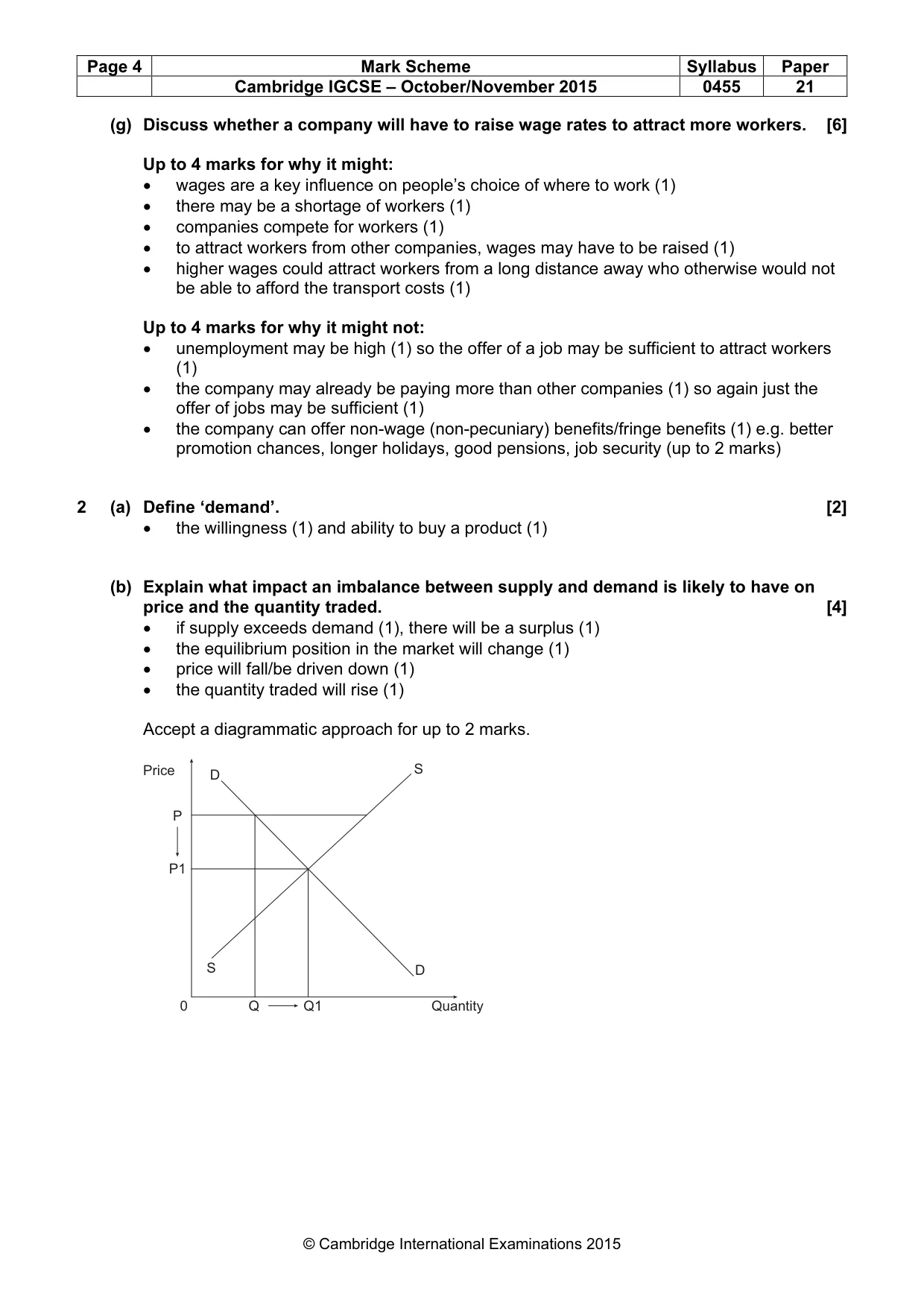 Mark scheme, page 4 of 12