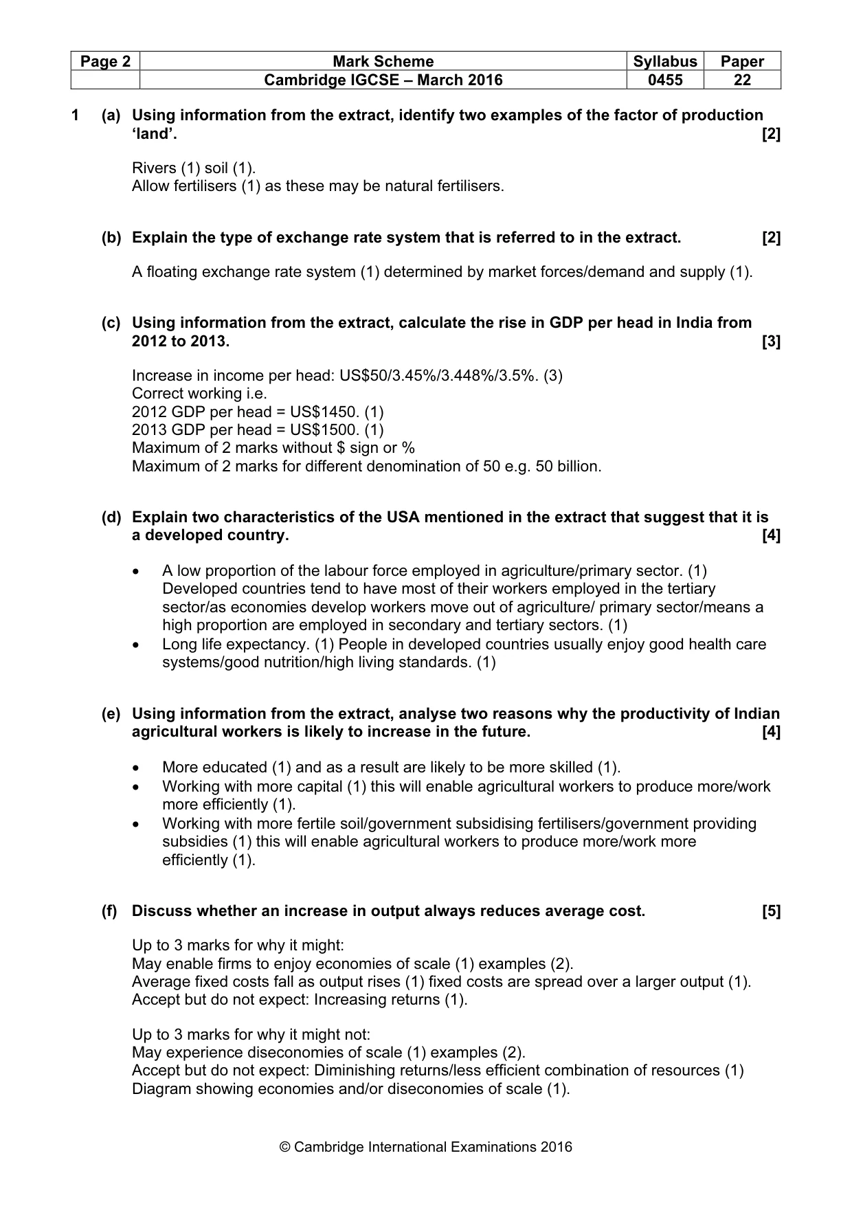 Mark scheme, page 2 of 10