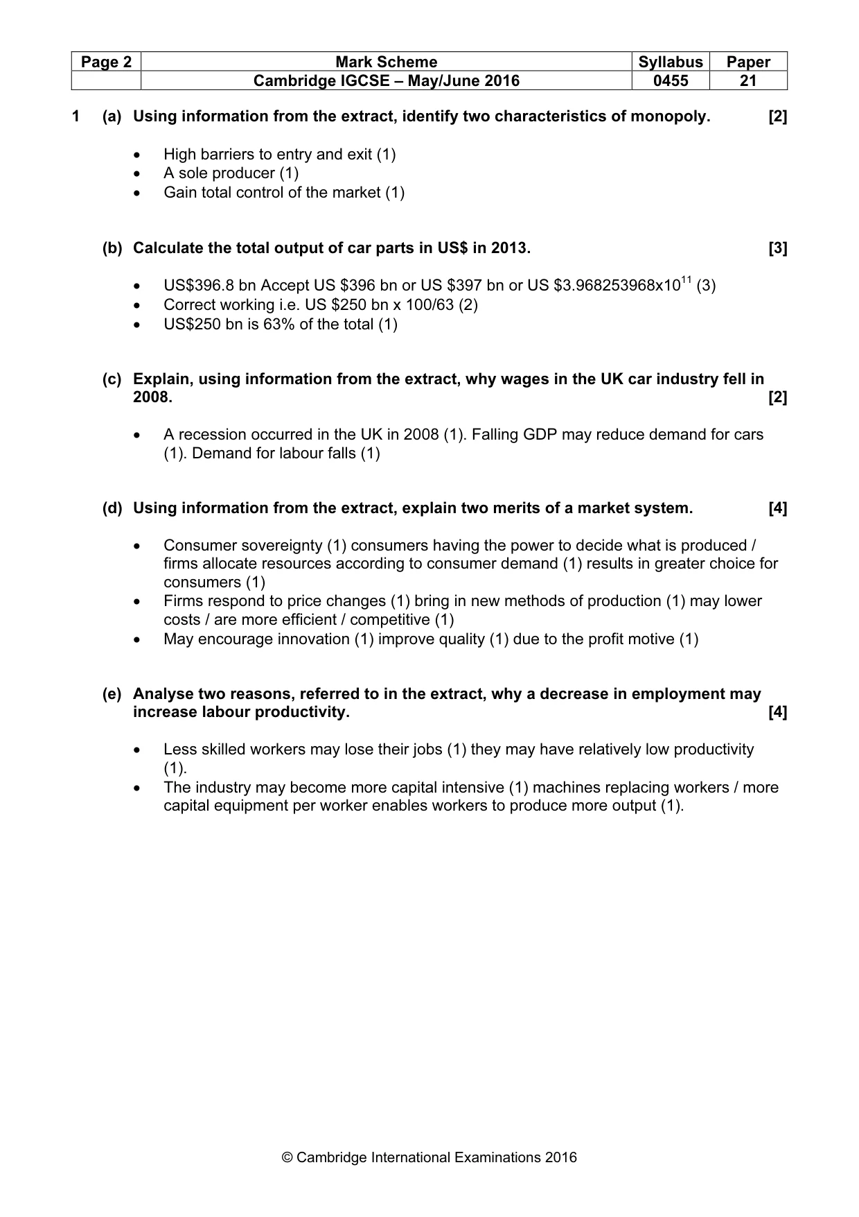 Mark scheme, page 2 of 12