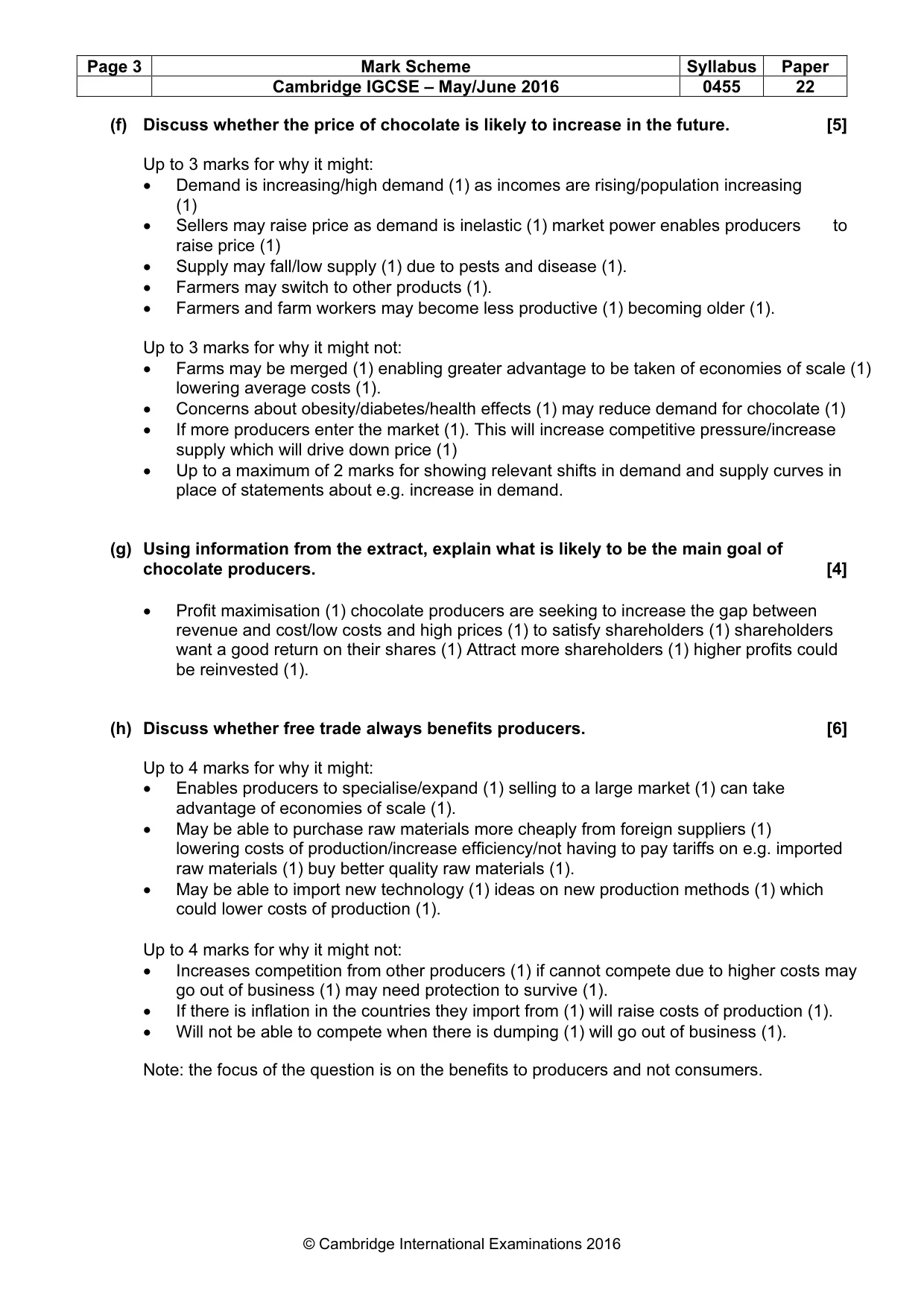 Mark scheme, page 3 of 11