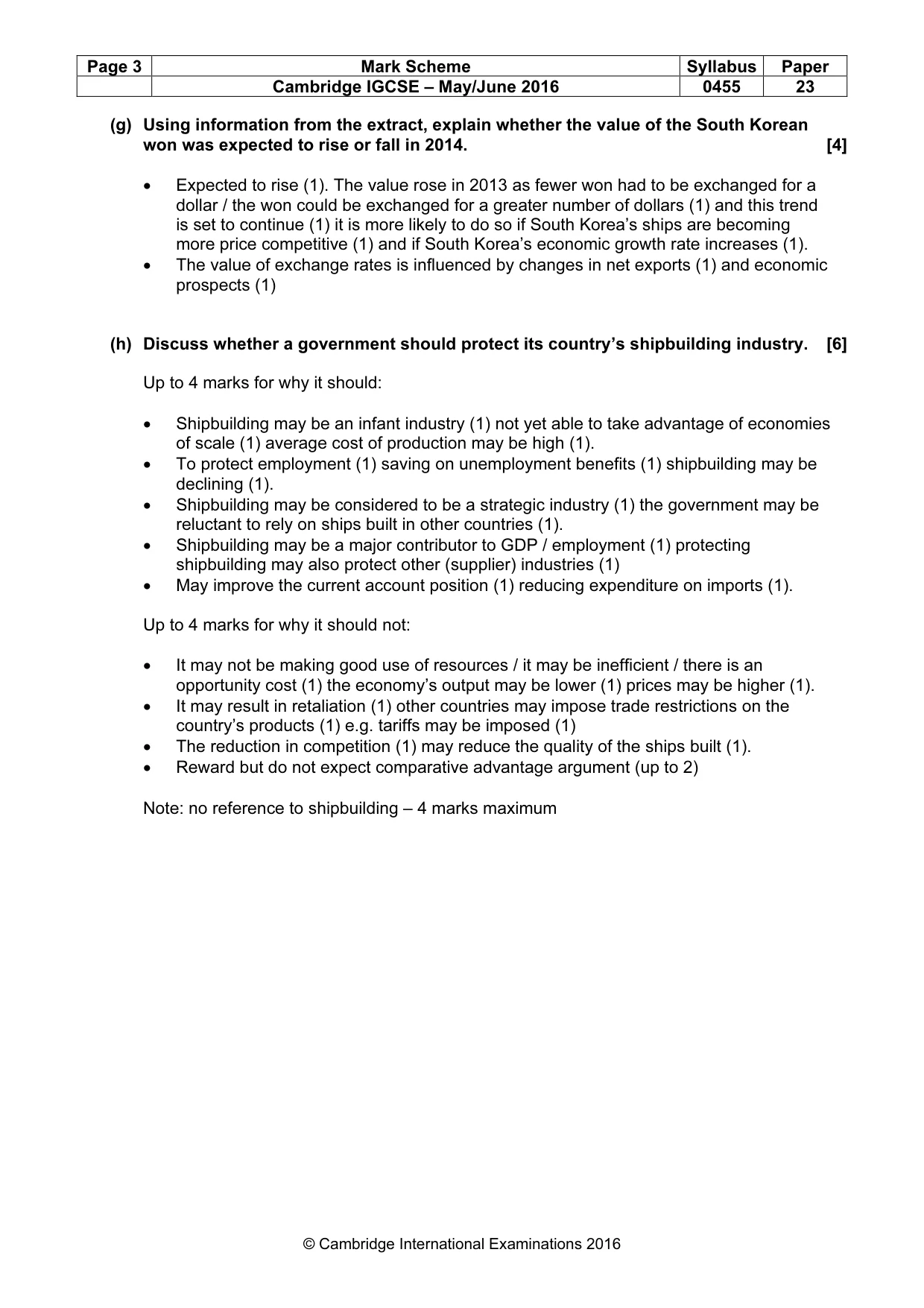 Mark scheme, page 3 of 14