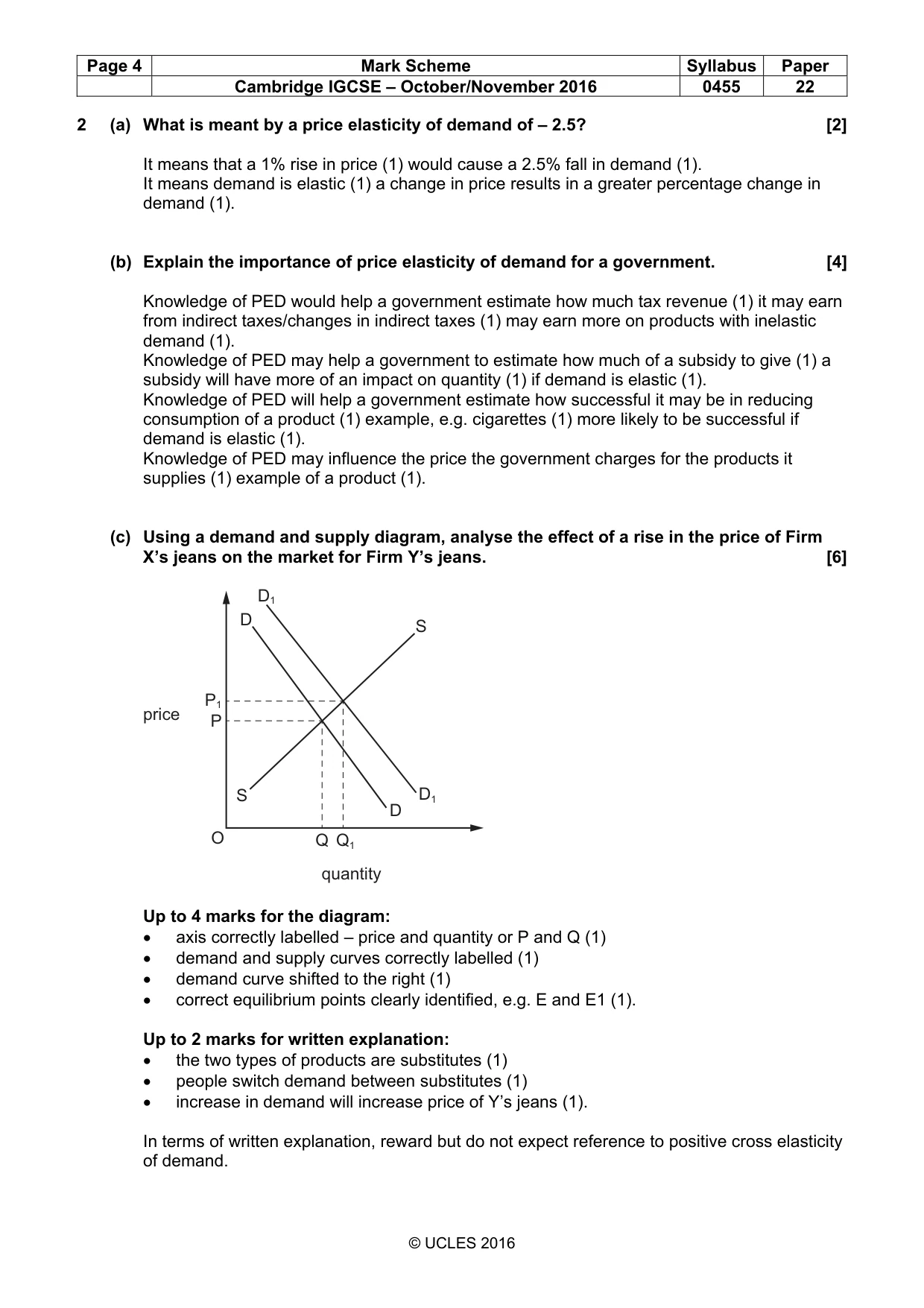 Mark scheme, page 4 of 10