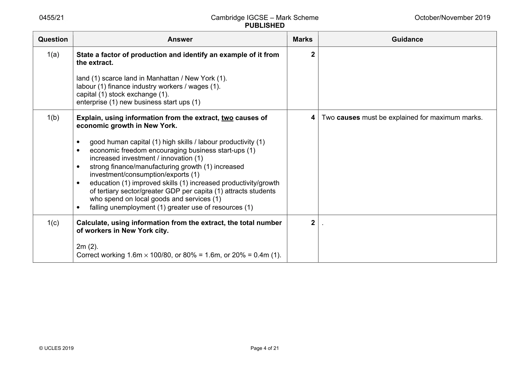 Mark scheme, page 4 of 21