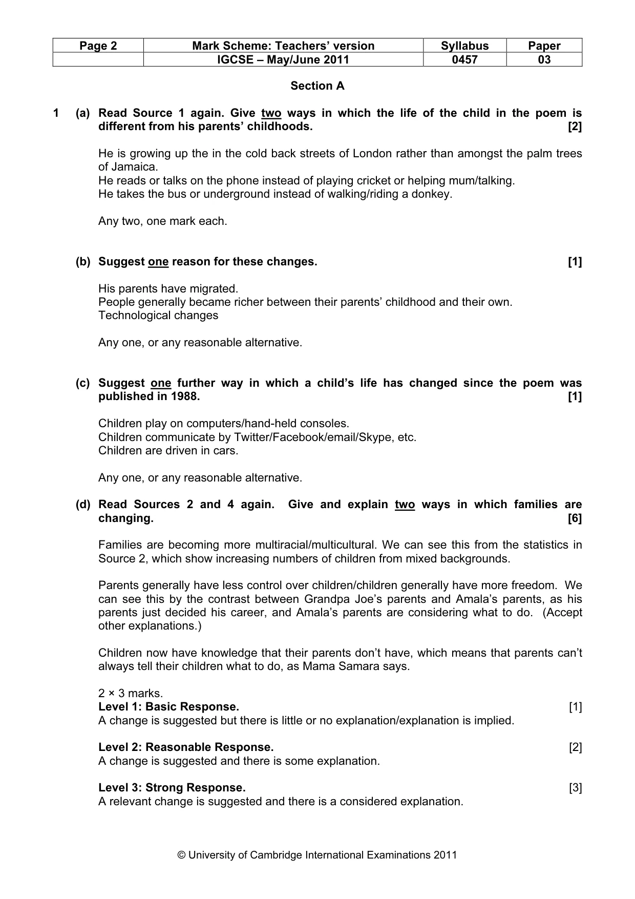 Mark scheme, page 2 of 20