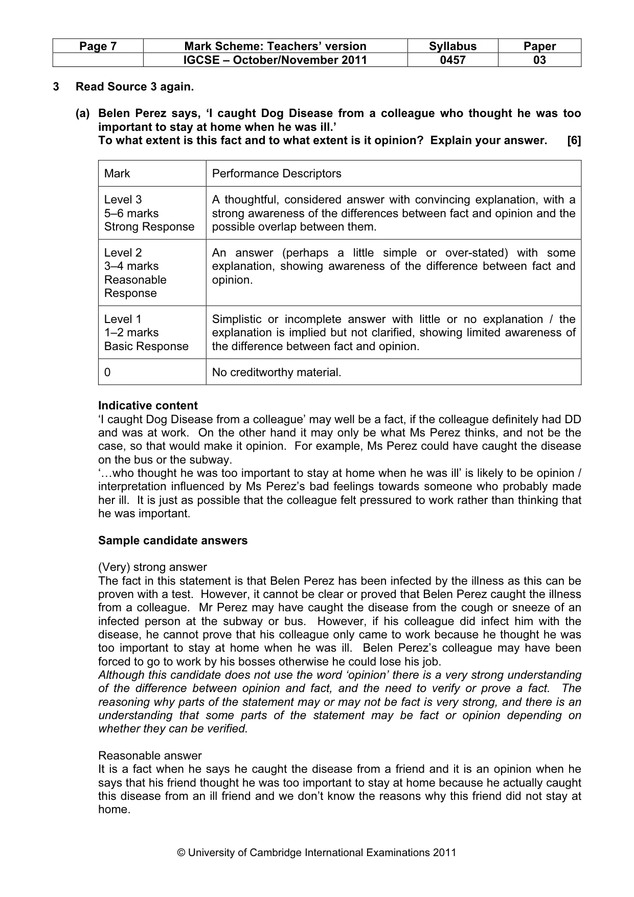 Mark scheme, page 7 of 23