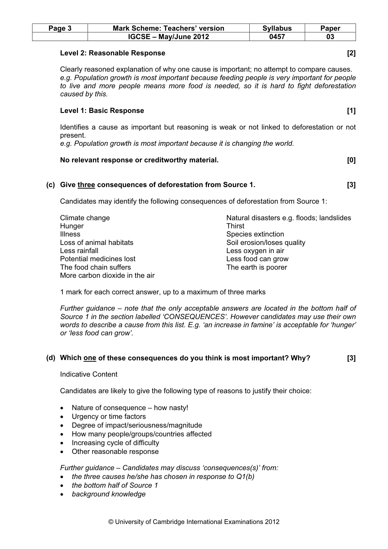 Mark scheme, page 3 of 12