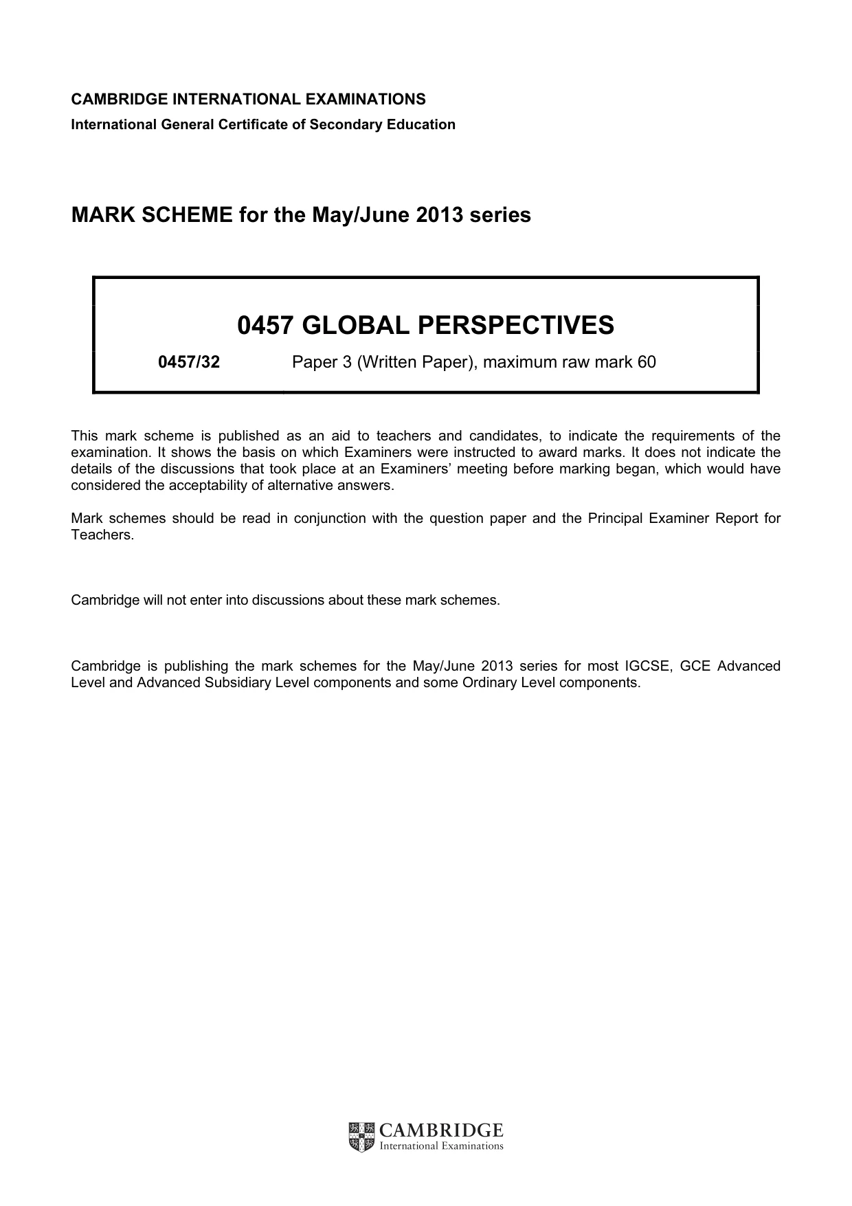 Mark scheme, page 1 of 14