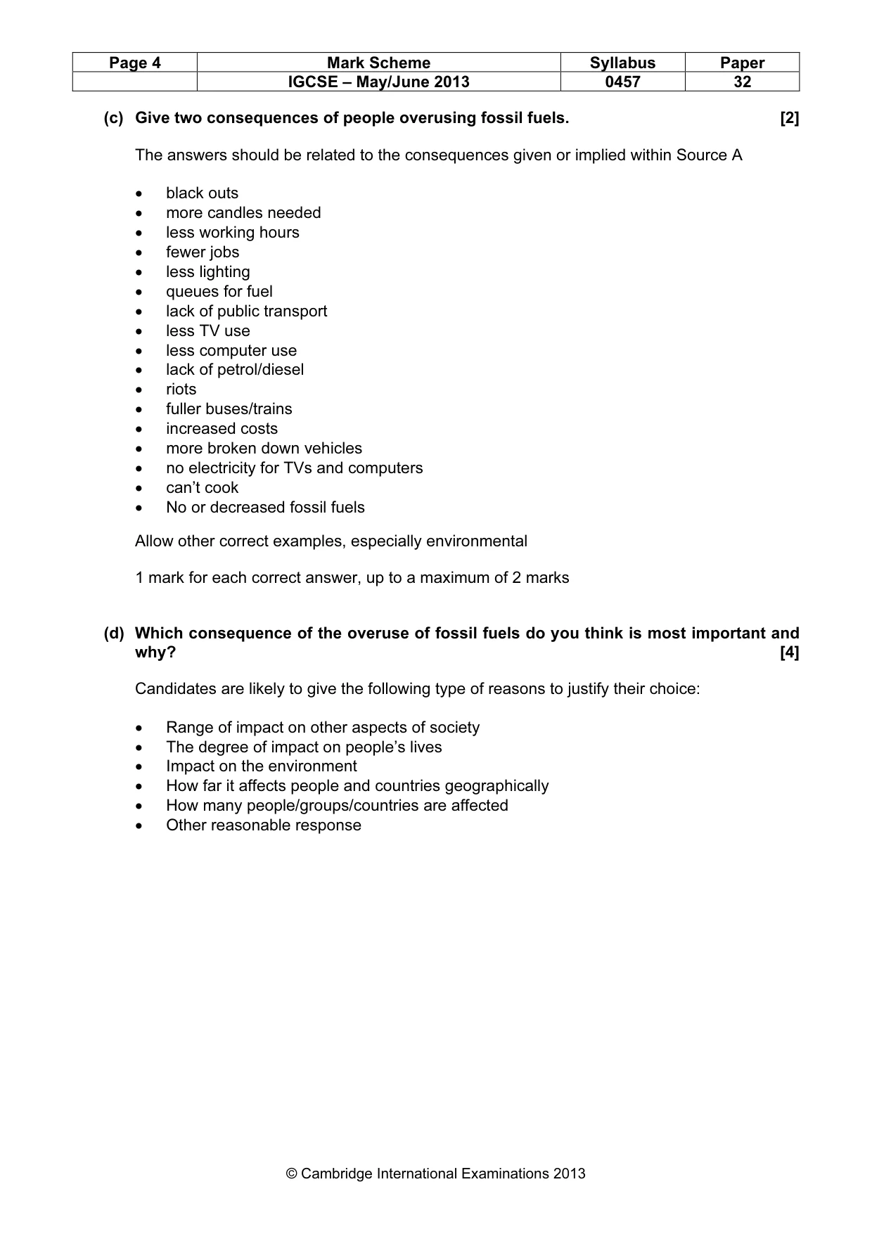 Mark scheme, page 4 of 14