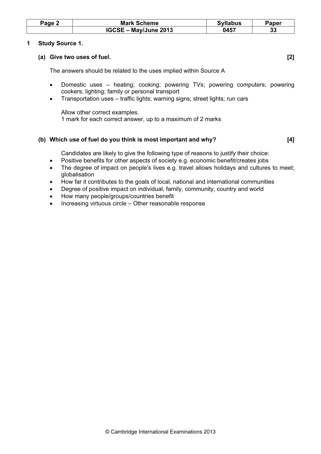 Mark scheme, page 2 of 14