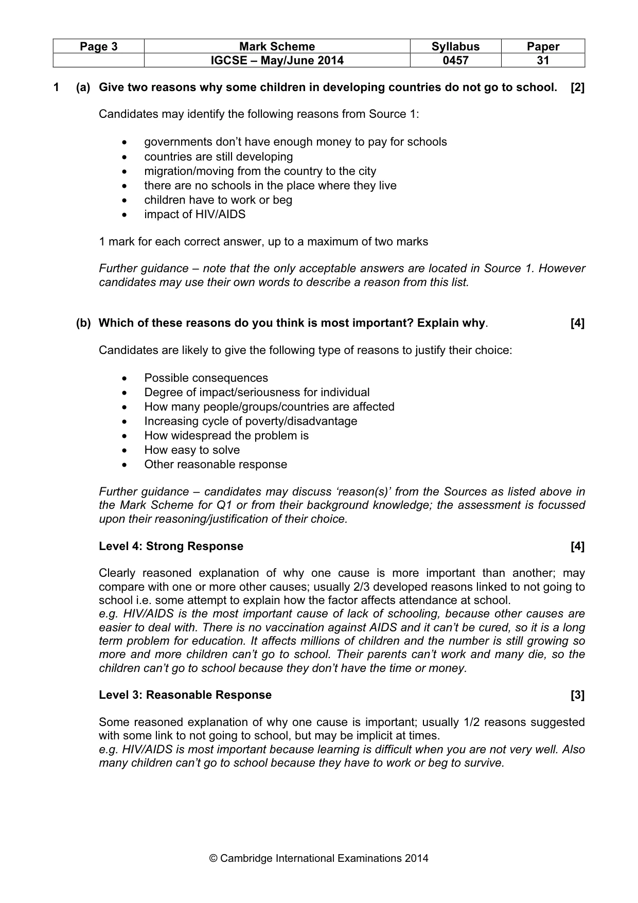 Mark scheme, page 3 of 12
